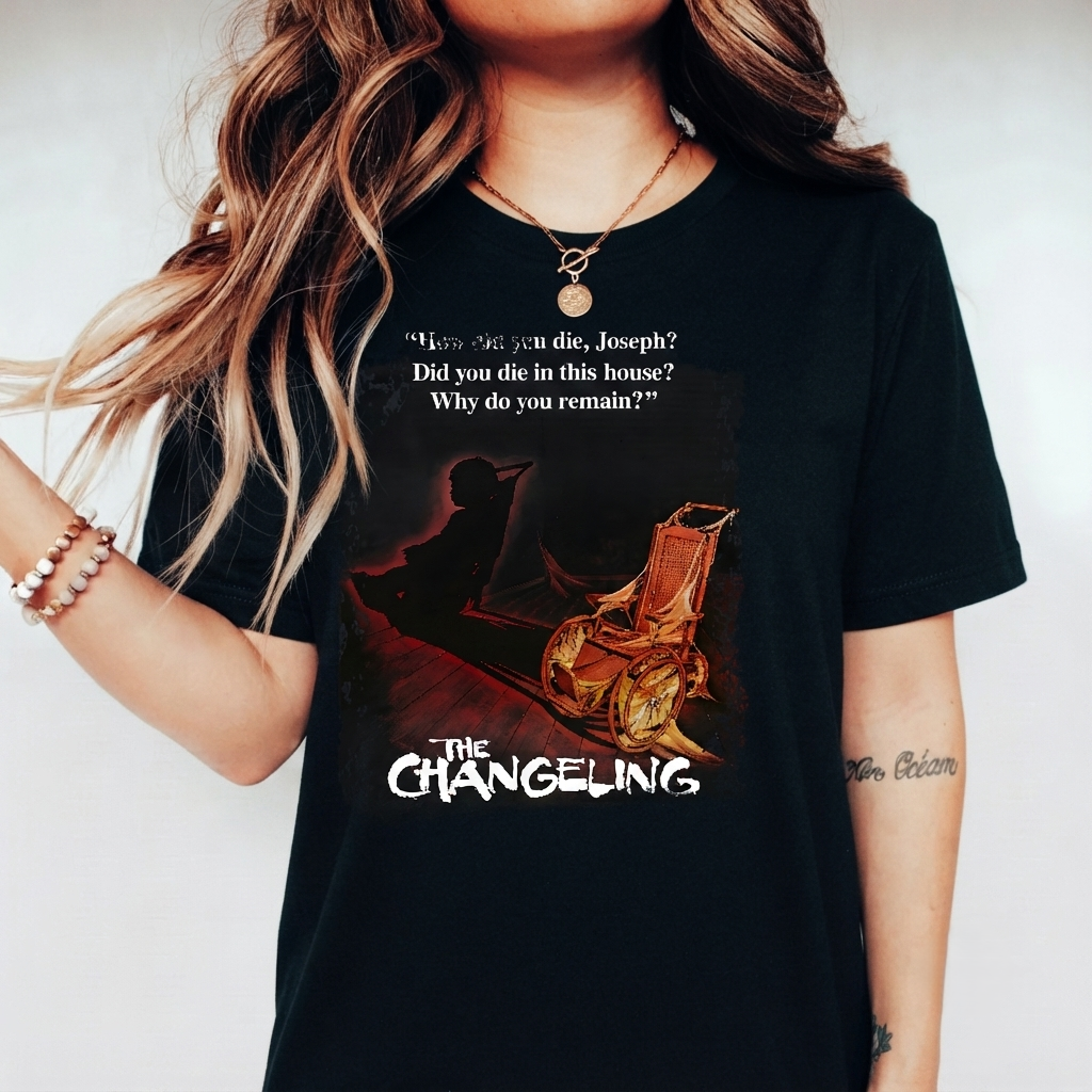 The Changeling - Movie Poster Inspired Unisex Black Shirt