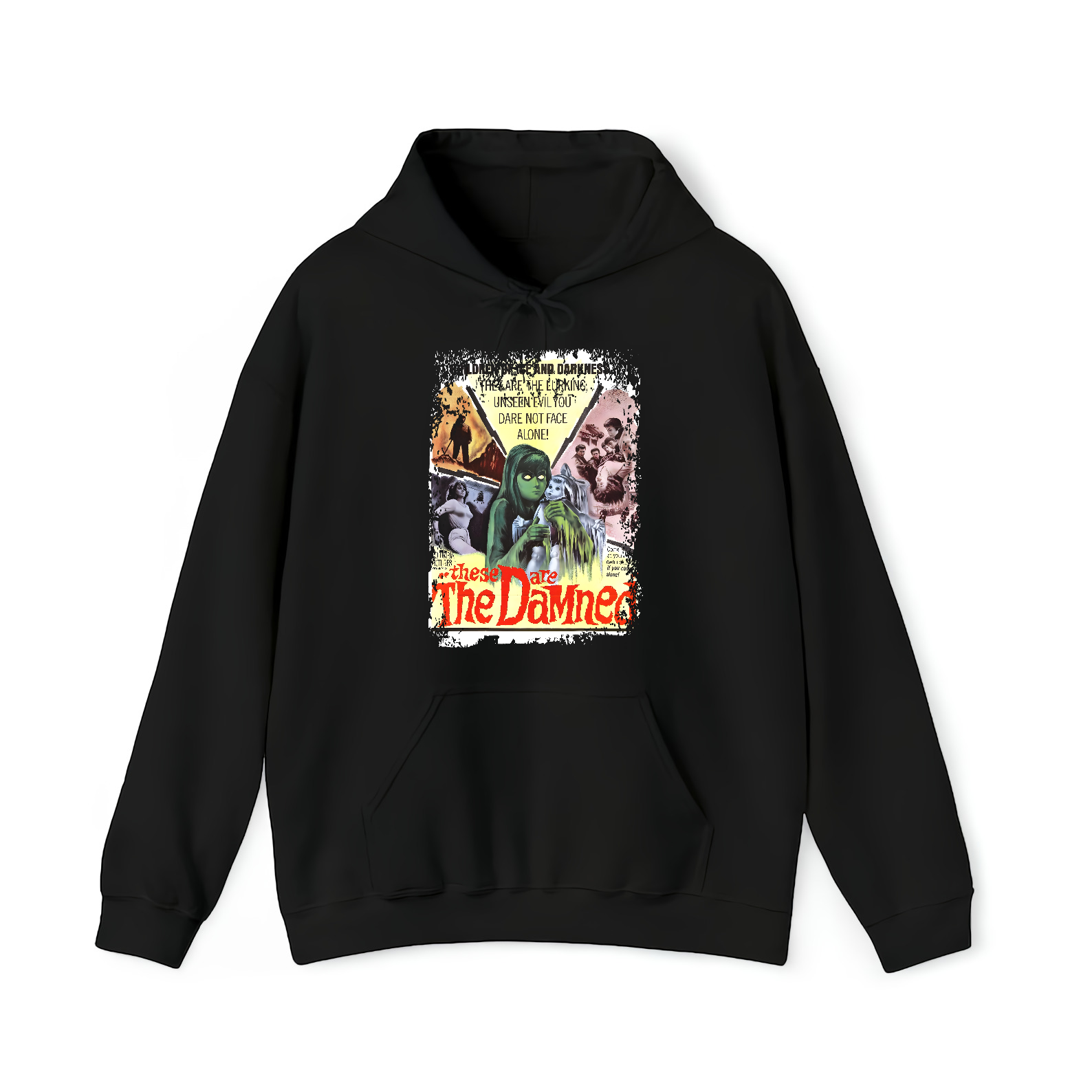 The Damned (1962) - Movie Poster inspired Unisex Black Shirt