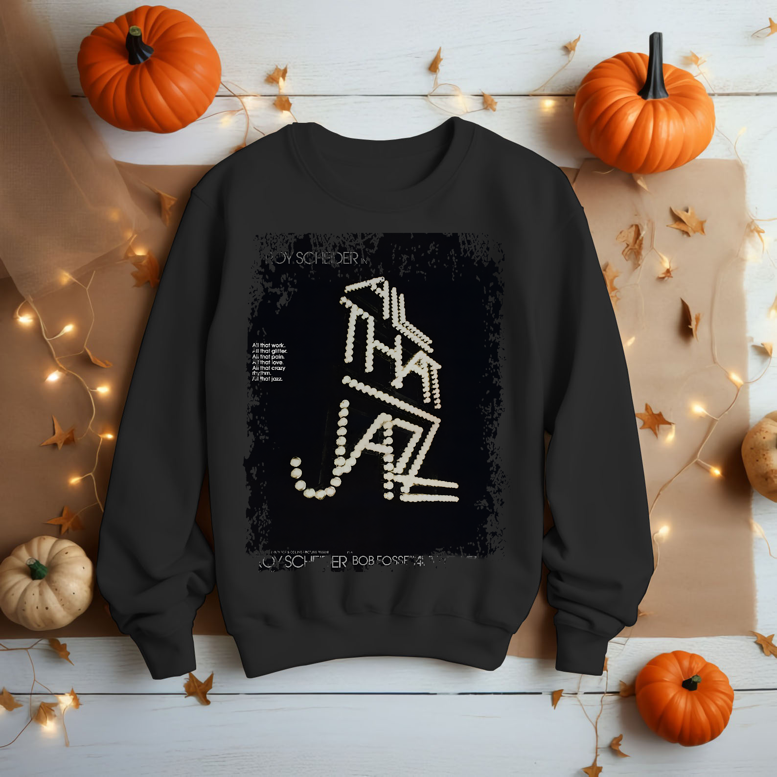 All That Jazz - Movie Poster Inspired Unisex Black T-Shirt - HQ1