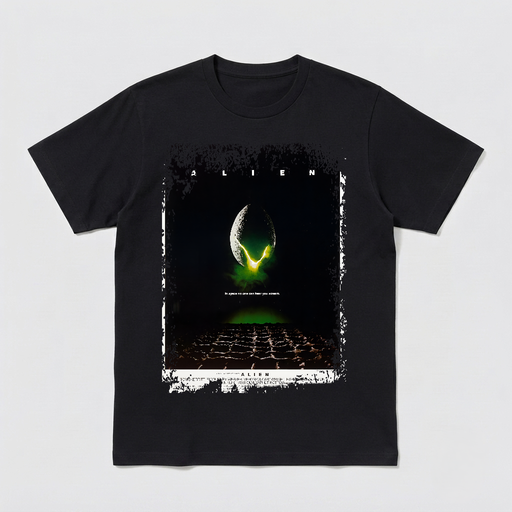 Alien - Movie Poster Inspired Unisex Black Shirt