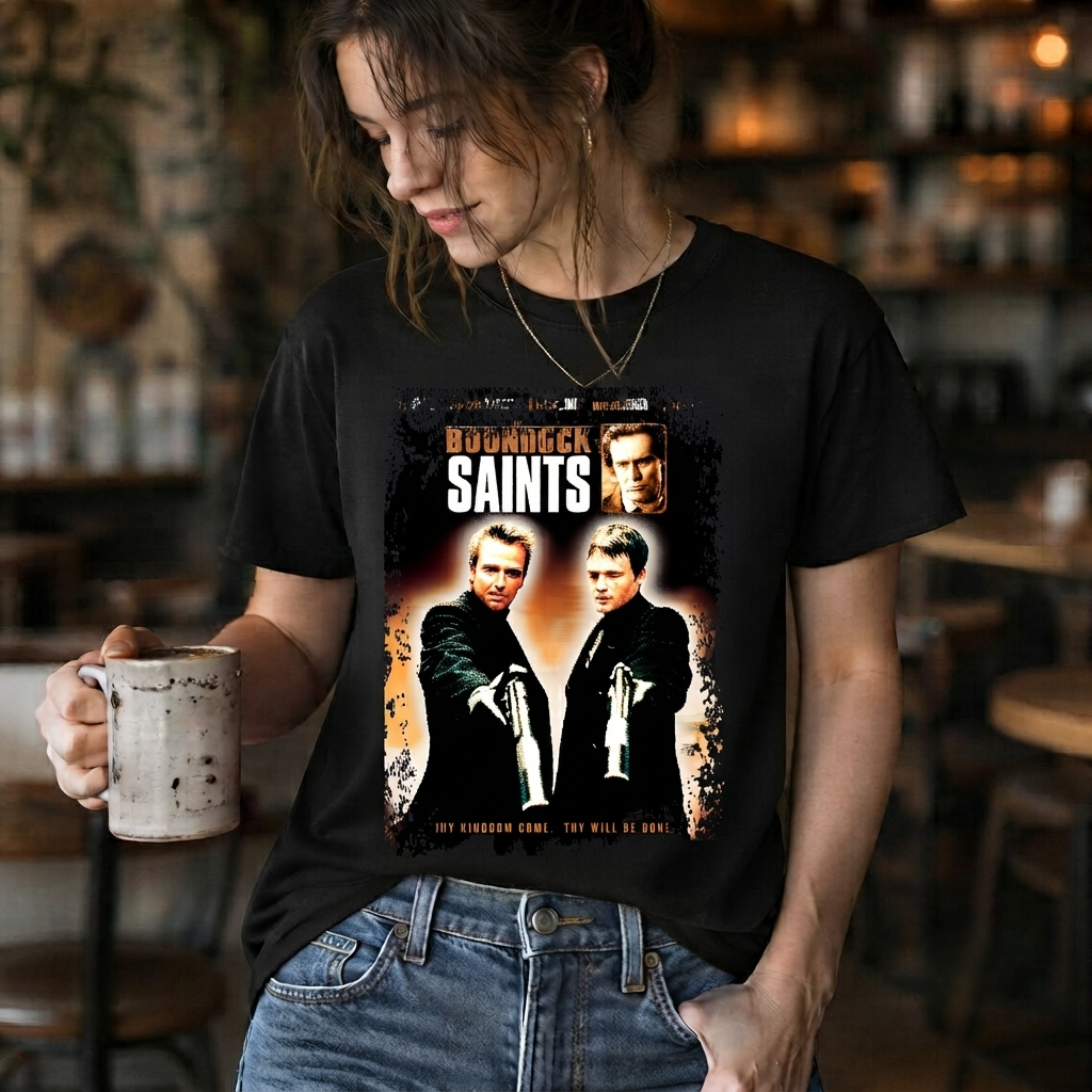 The Boondock Saints - Movie Poster Inspired Unisex Black Shirt