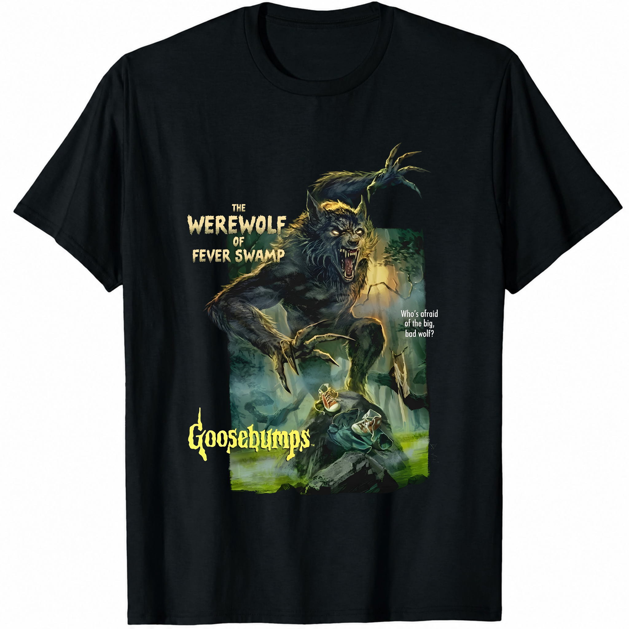 Goosebumps The Werewolf of Fever Swamp T-Shirt - Vintage Horror Graphic Tee-TH82095