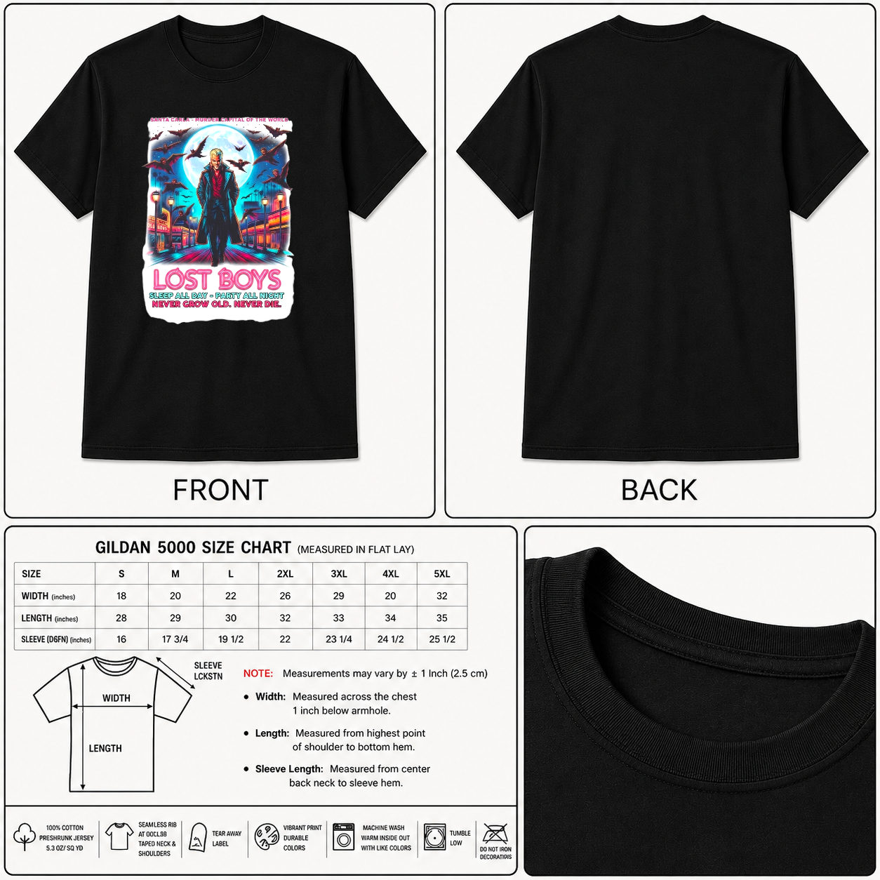 The Lost Boys Shirt – Cult Vampire Movie Classic Tee