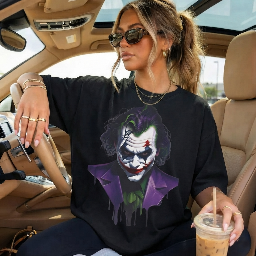 Joker Shirt, Unisex Tee, Softstyle Shirt, Graphic Tee, Comic Book Shirt