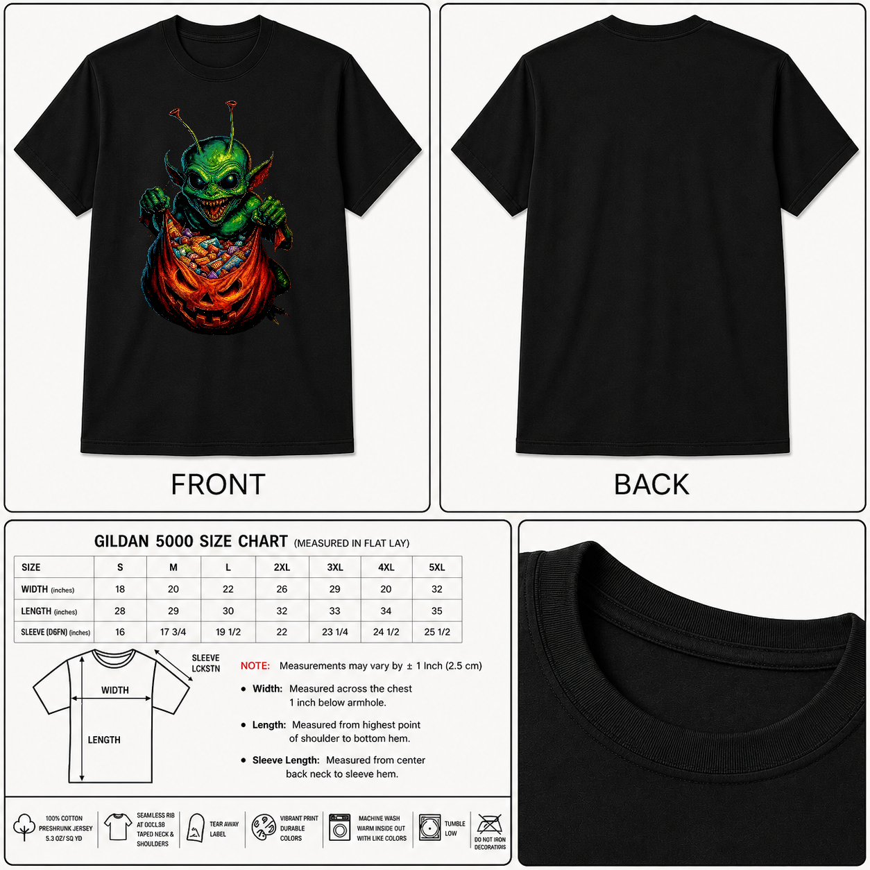 Inspired by Gremlins – Candy Stealing Gremlin Dark Art Unisex Shirt