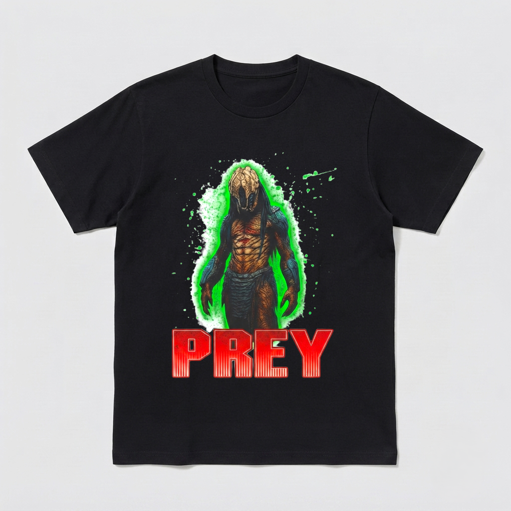 Predator-Prey Unisex Tee, Movie Buff Gift, Film Lover Shirt, Graphic Tee Shirt