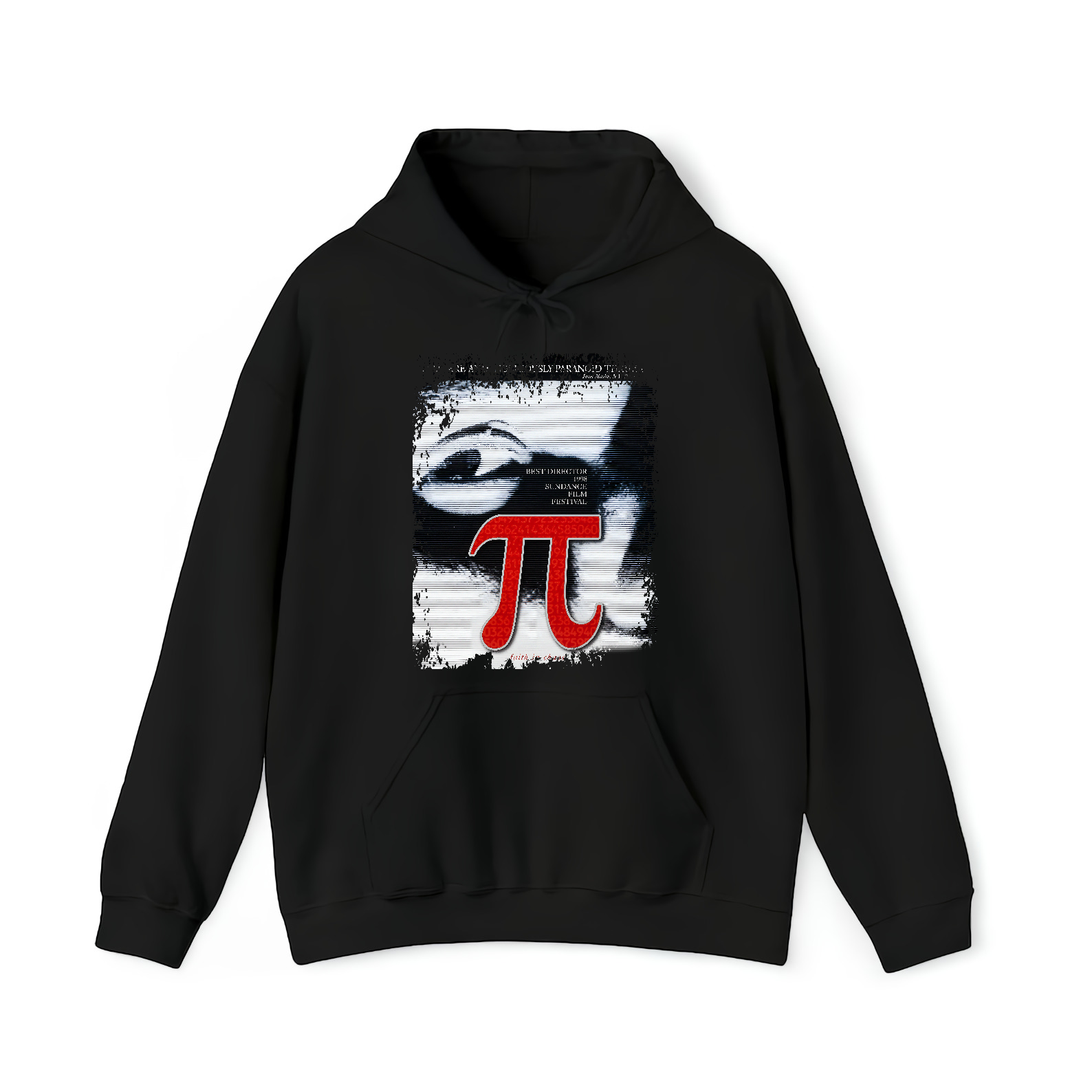 Pi - Movie Poster Inspired Unisex Black T-Shirt - HQ