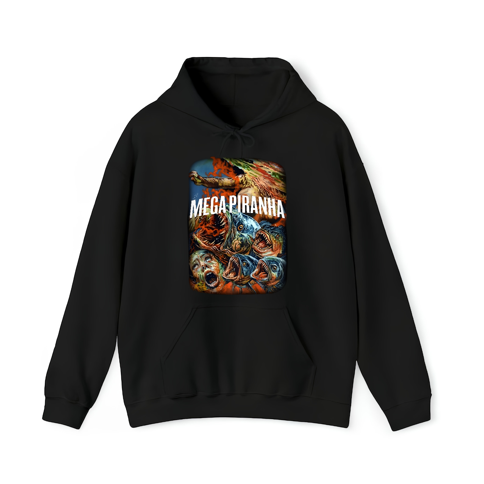 Horror B-Movie T-Shirt - Mega Piranha- Sizes S - 5XL - Gore Terror-TH82089