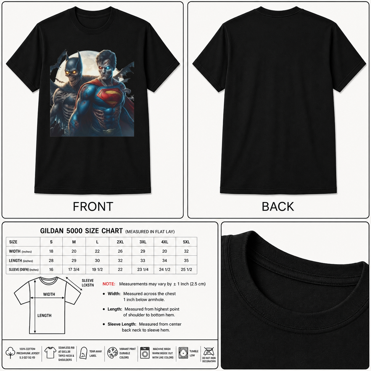 Zombie Superman Shirt – Undead Man of Steel Graphic Tee