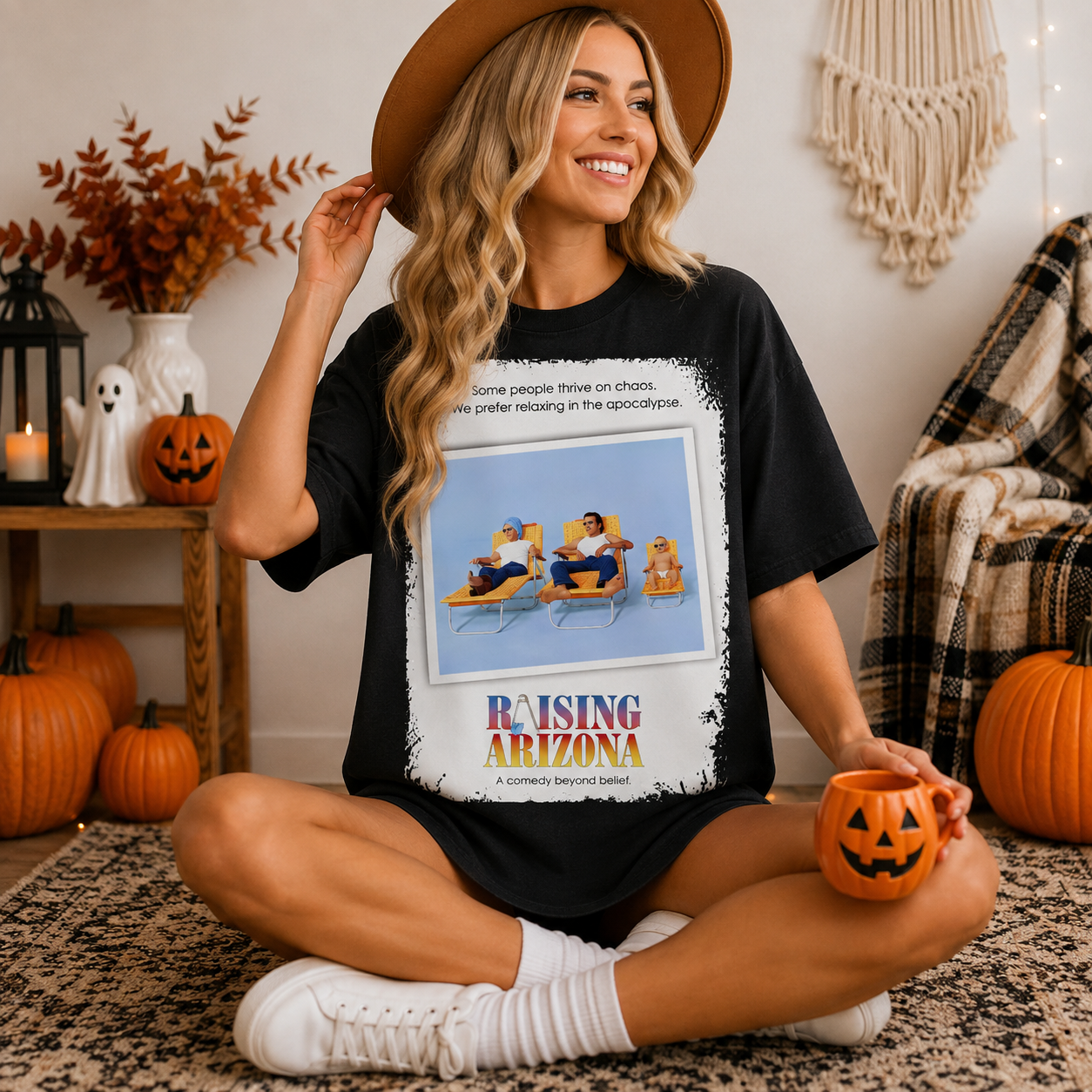 Raising Arizona - Movie Poster Inspired Unisex Black Shirt