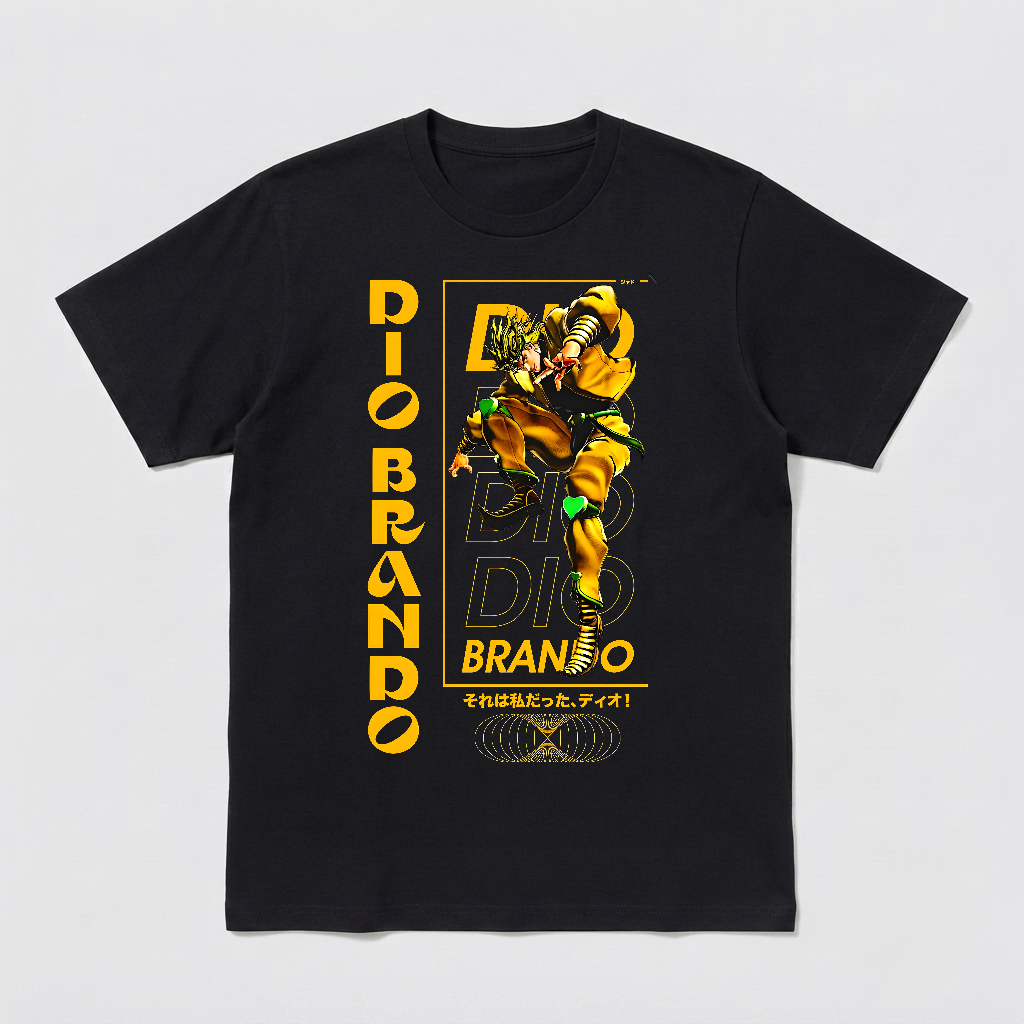 Dio Brando Shirt JoJo's Bizarre Adventure Anime Graphic Tee Unisex All Sizes