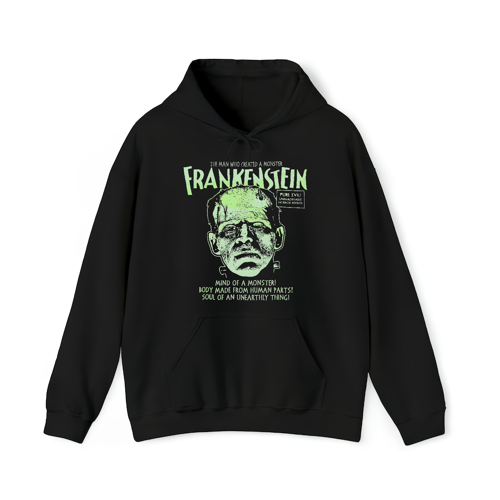 Frankenstein Monsters Glow in The Dark Face Shirt - HQ