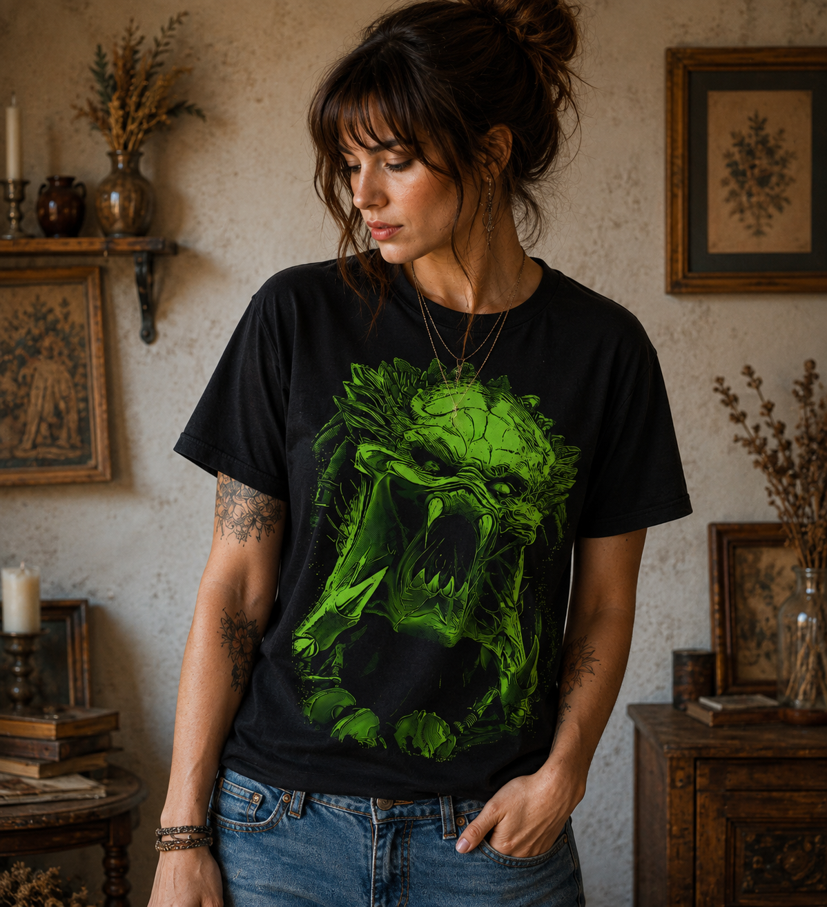 Predator T-Shirt Black S-3XL-TH82018