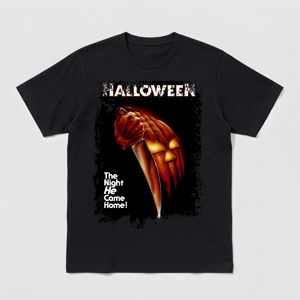 Halloween - Movie Poster Inspired Unisex Black T-Shirt - HQ