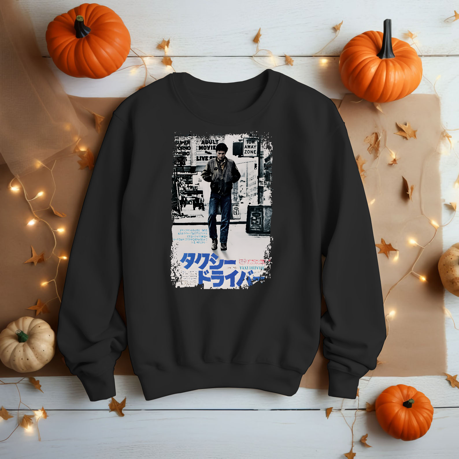 Taxi Driver - Japanese Movie Poster Inspired Unisex Black Shirt