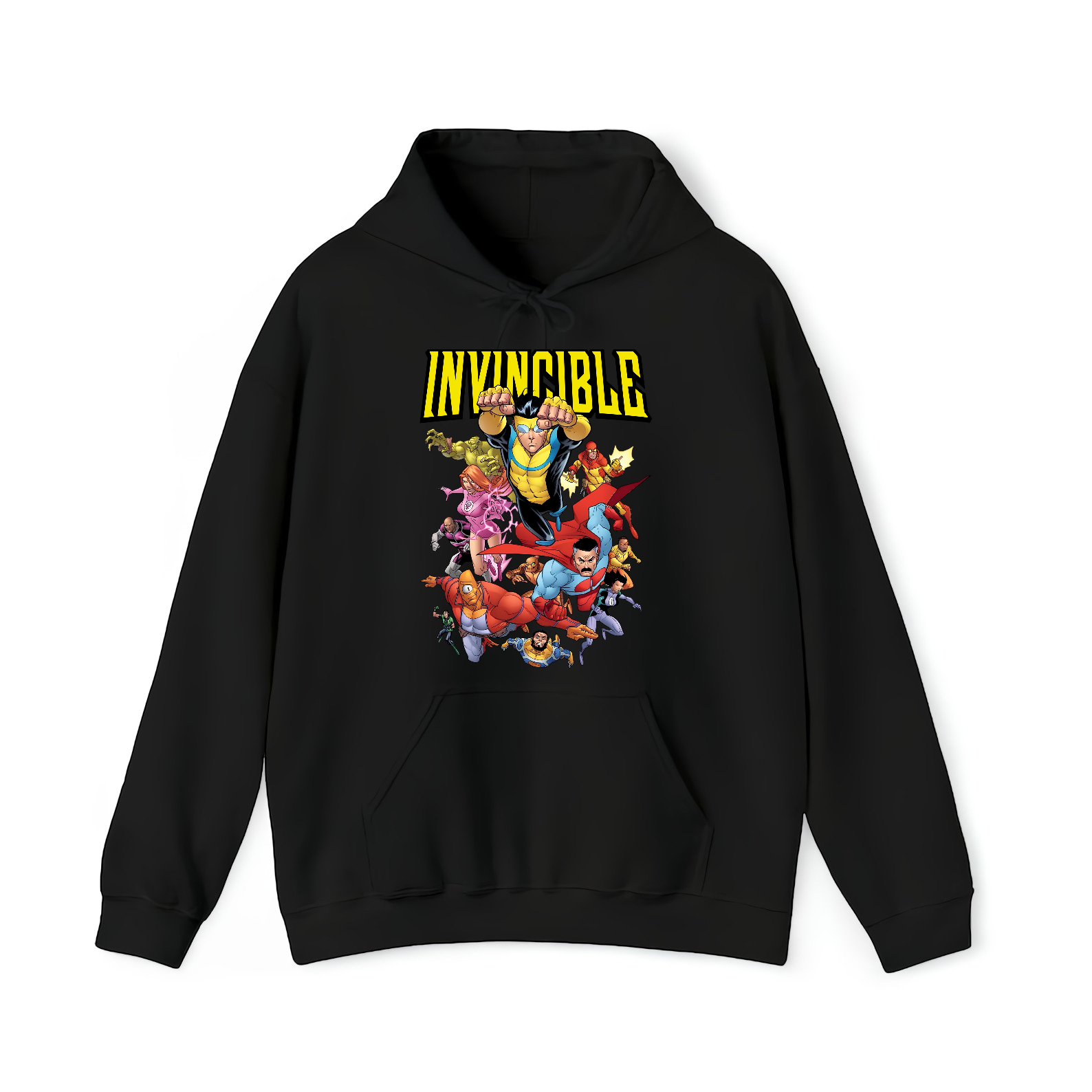 Invincible Superhero Comic Vintage Wash Shirt - HQ