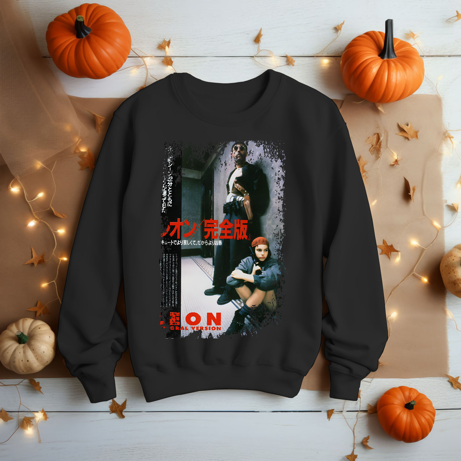 Leon - Japanese Movie Poster Inspired Unisex Black Shirt - HQ