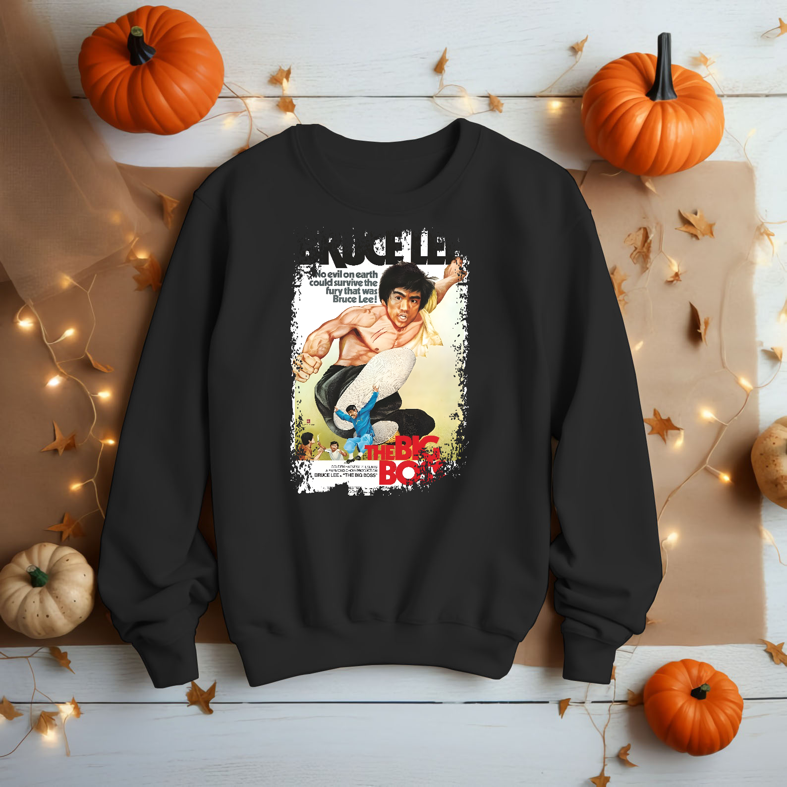 The Big Boss - Movie Poster Inspired Unisex Black Shirt