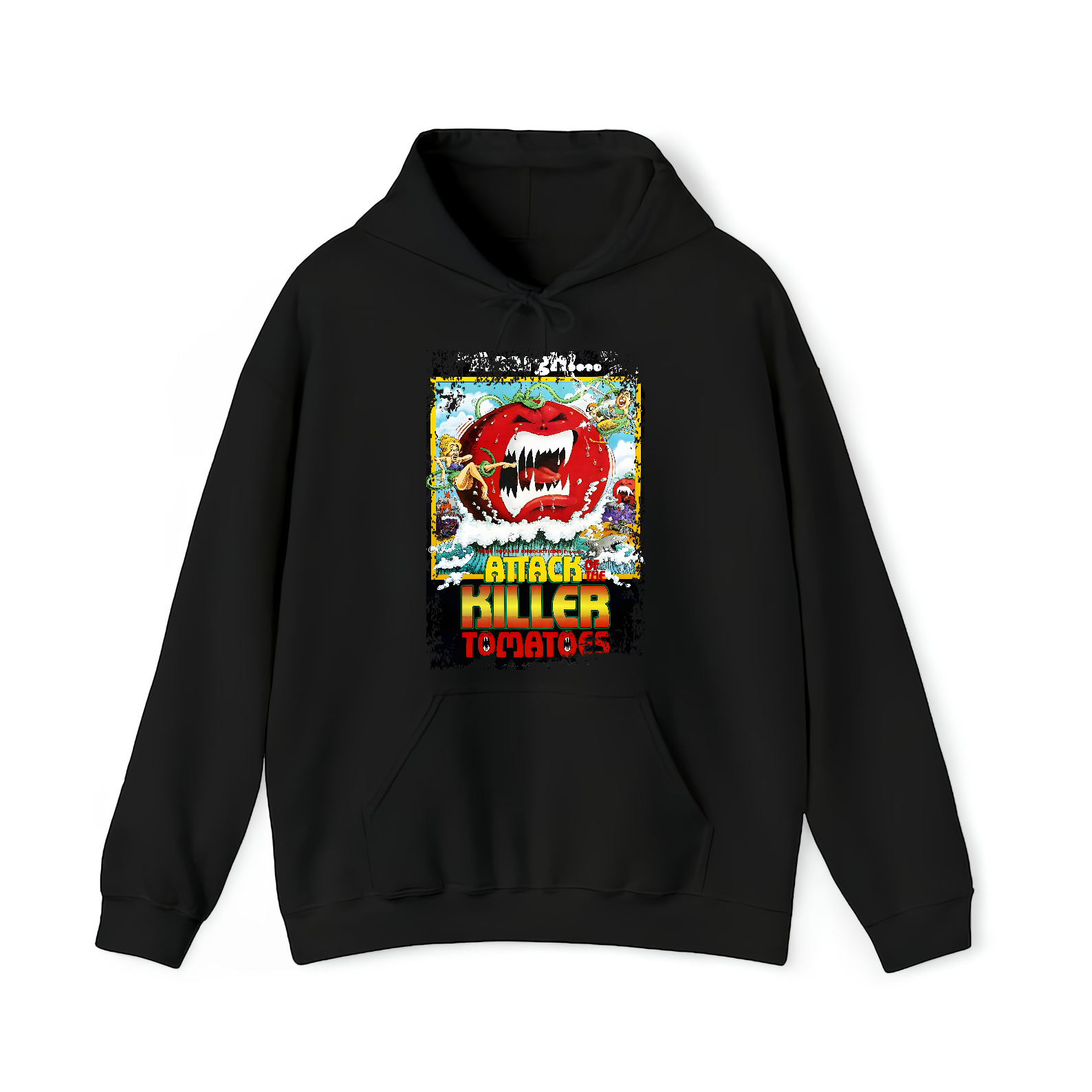 Attack of the Killer Tomatoes - Movie Poster Inspired Unisex Black Shirt