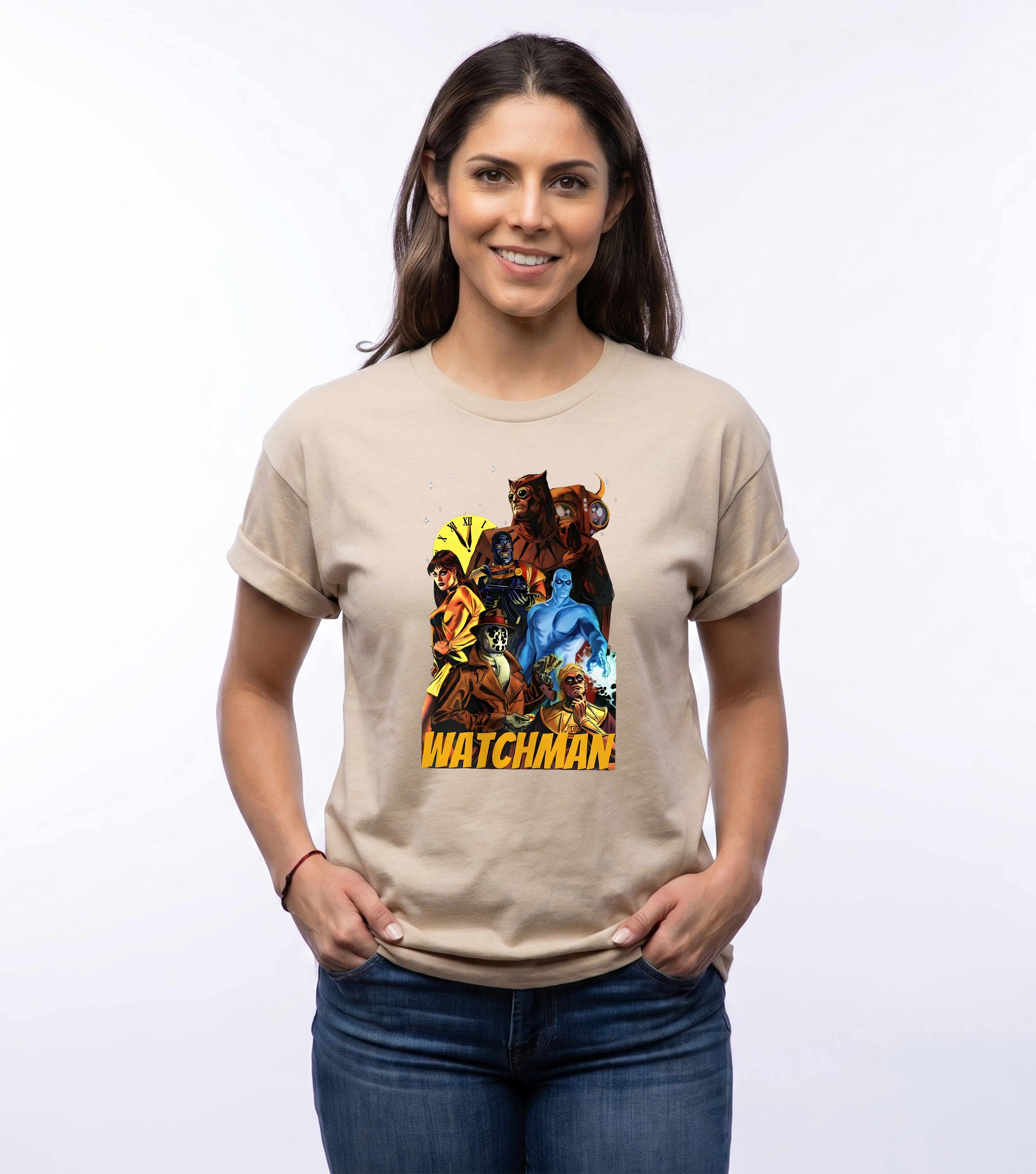 The Watchmen T-Shirt, Graphic Tee, Comic Book Shirt, Superhero Top-TH82078