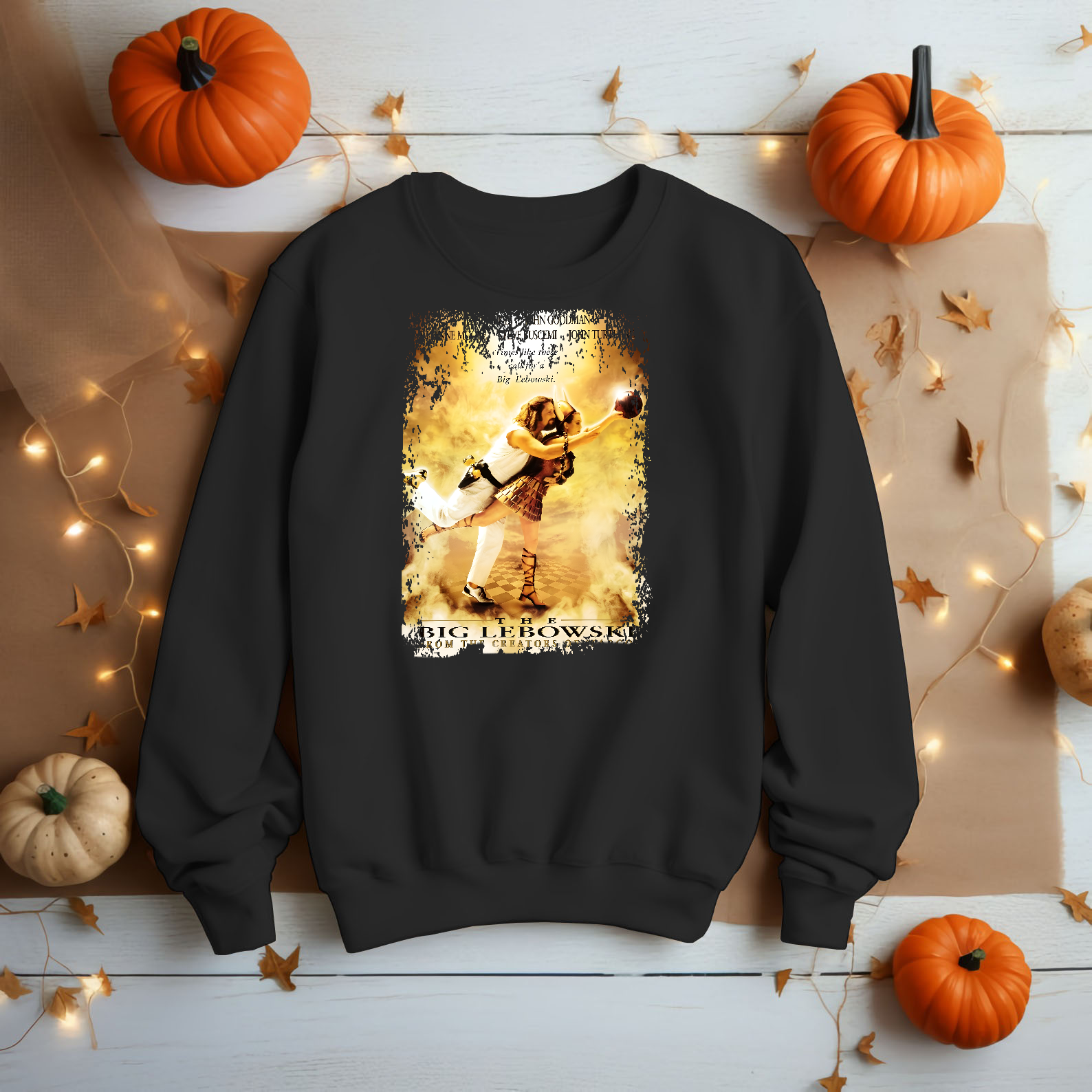 The Big Lebowski - Movie Poster Inspired Unisex Black Shirt