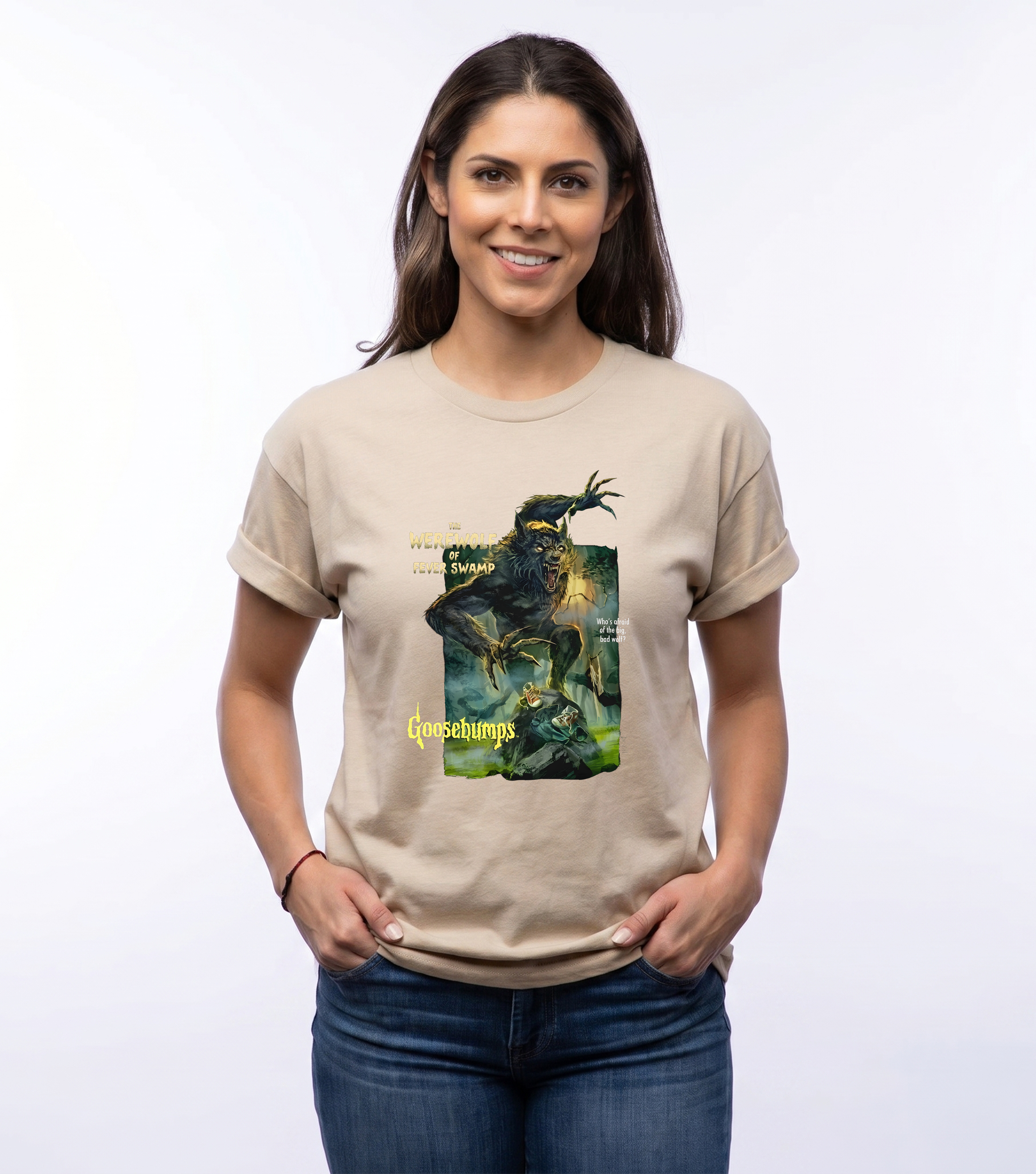 Goosebumps The Werewolf of Fever Swamp T-Shirt - Vintage Horror Graphic Tee-TH82095