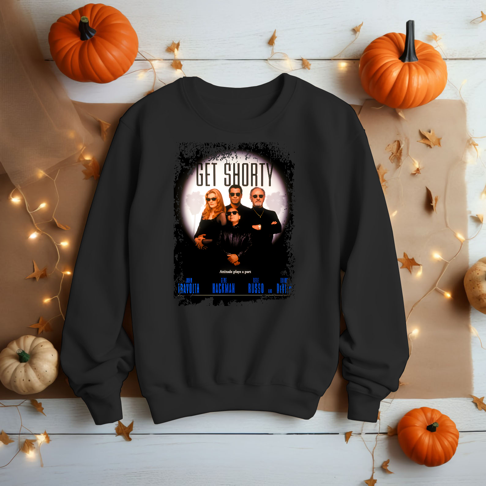 Get Shorty - Movie Poster Inspired Unisex Black Shirt
