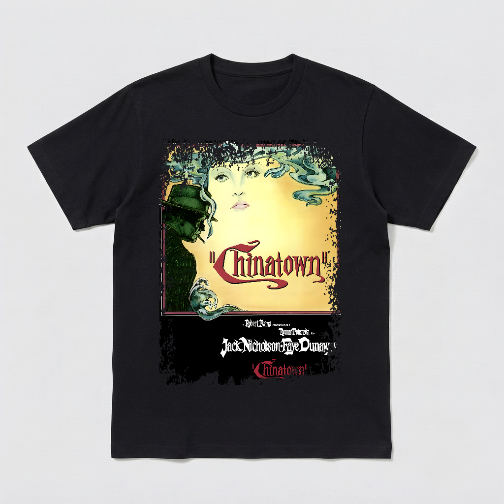 Chinatown - Movie Poster Inspired Unisex Black Shirt