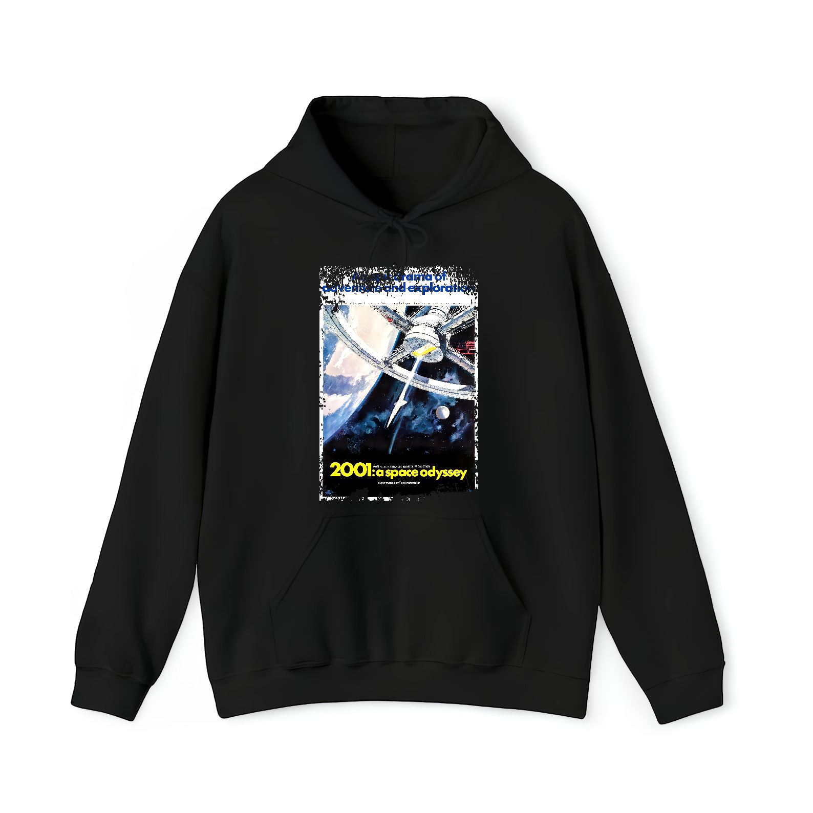 2001: A Space Odyssey (1968) - Movie Poster inspired Unisex Black Shirt
