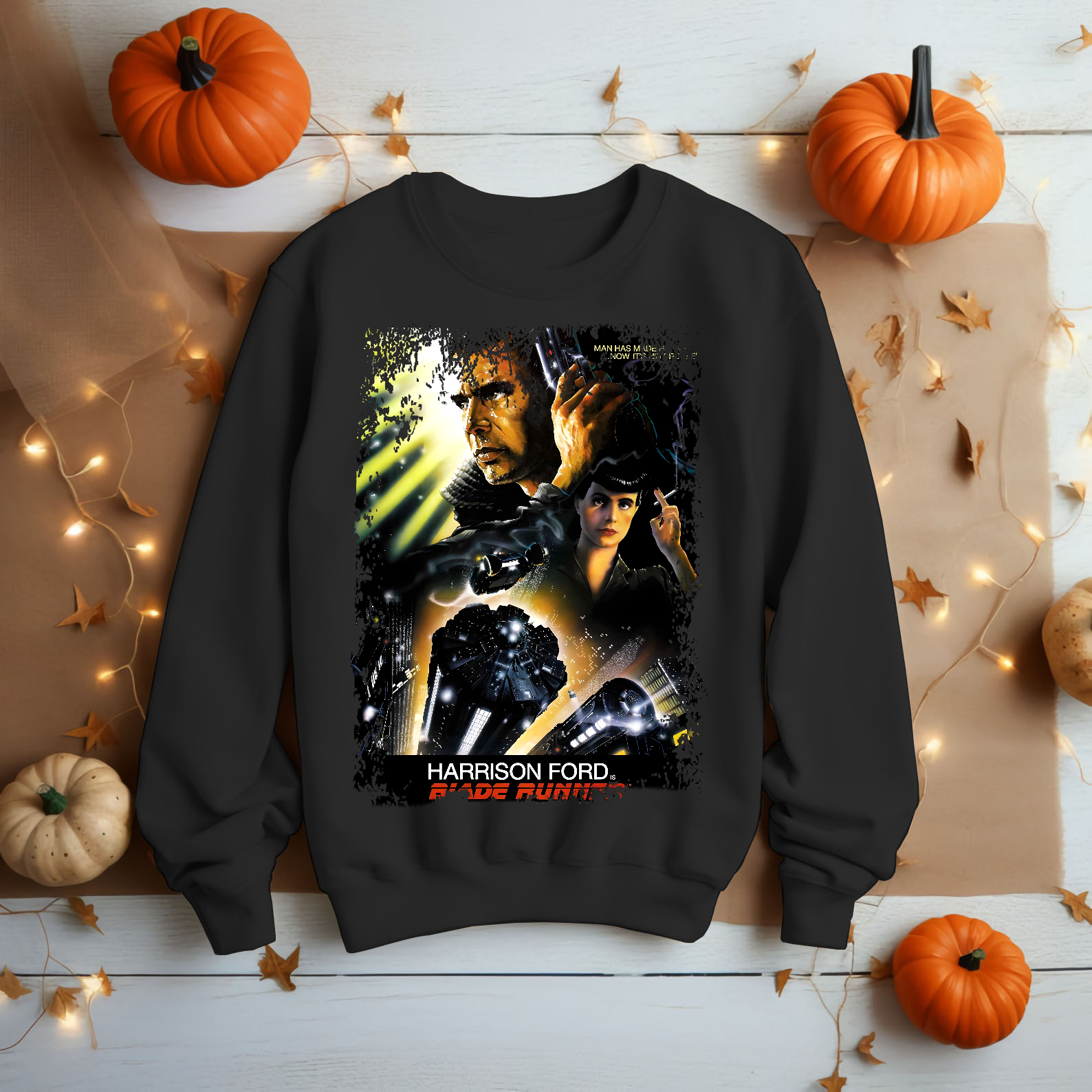 Blade Runner - Movie Poster Inspired Unisex Black T-Shirt
