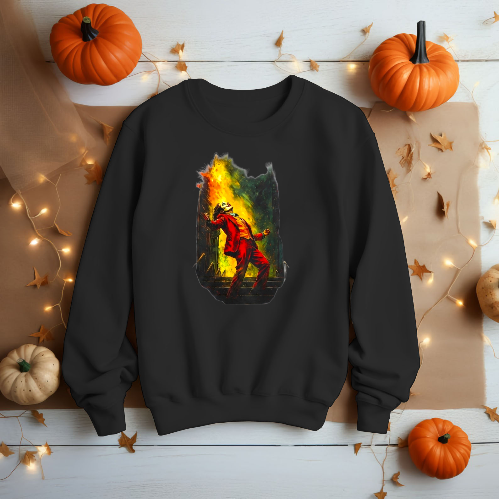 Joker Movie Shirt Joaquin Phoenix Inspired Clown Villain Chaos Tee