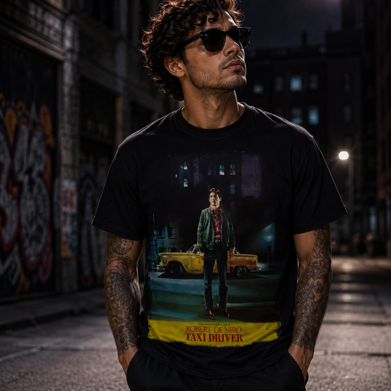 Taxi Driver - Movie Poster Inspired Unisex Black Shirt