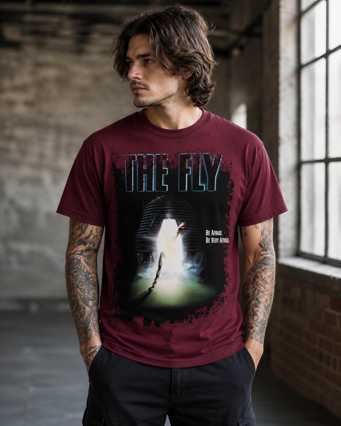 The Fly - Movie Poster Inspired Unisex Black Shirt