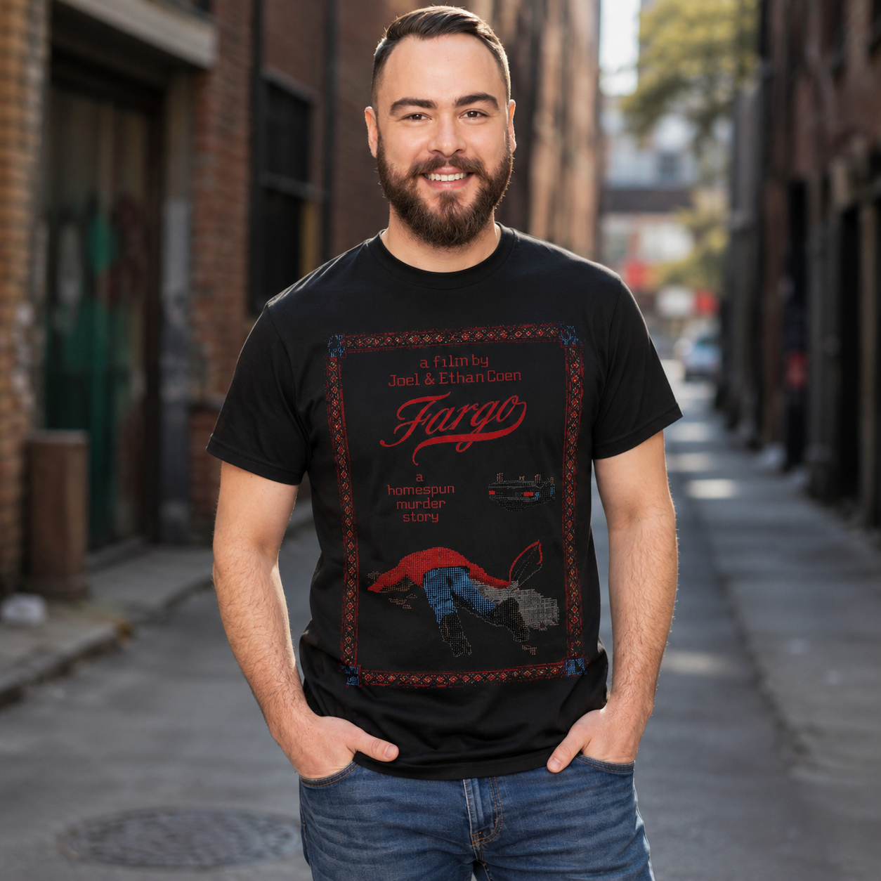 Fargo - Movie Poster Inspired Unisex Black Shirt