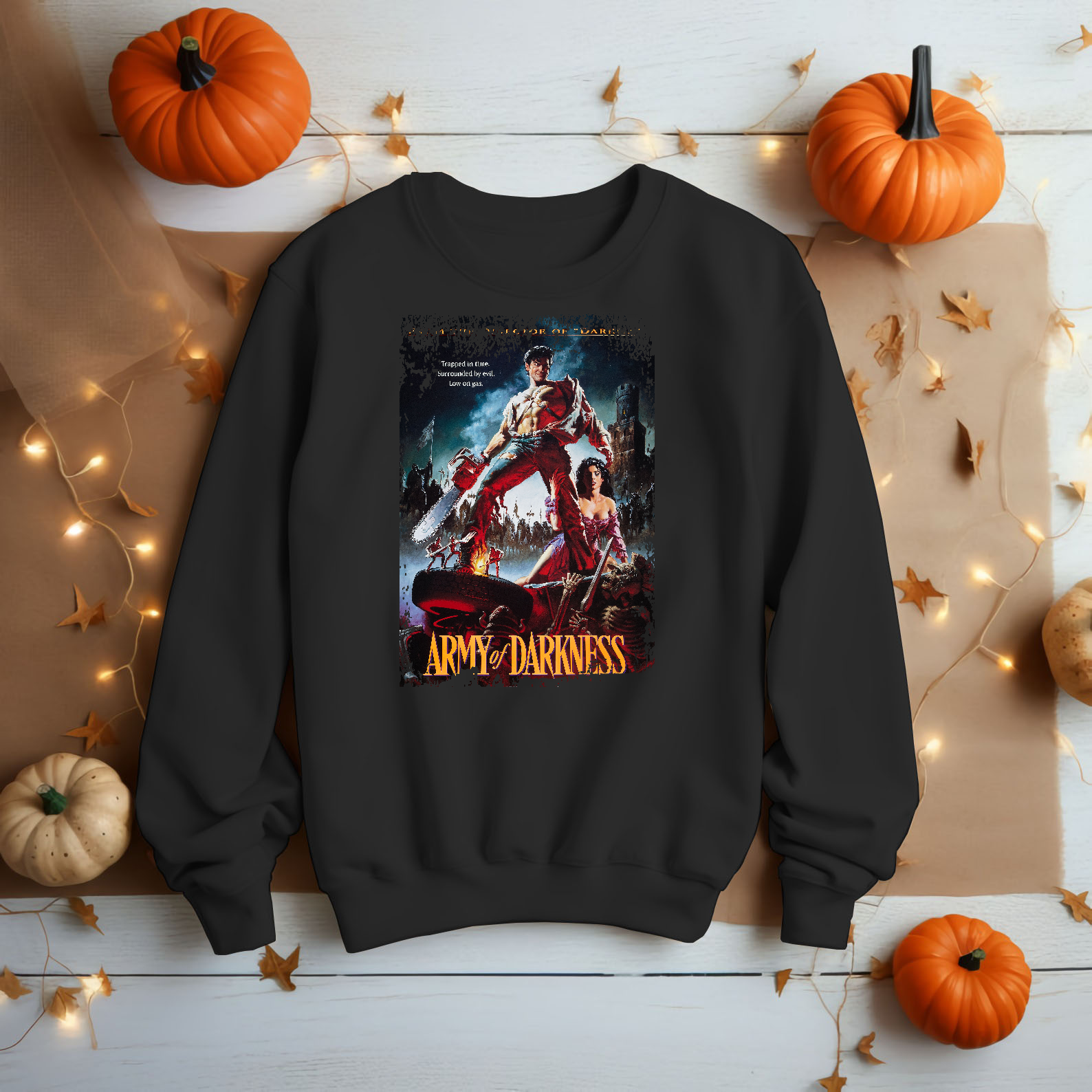 Army of Darkness - Movie Poster Inspired Unisex Black Shirt