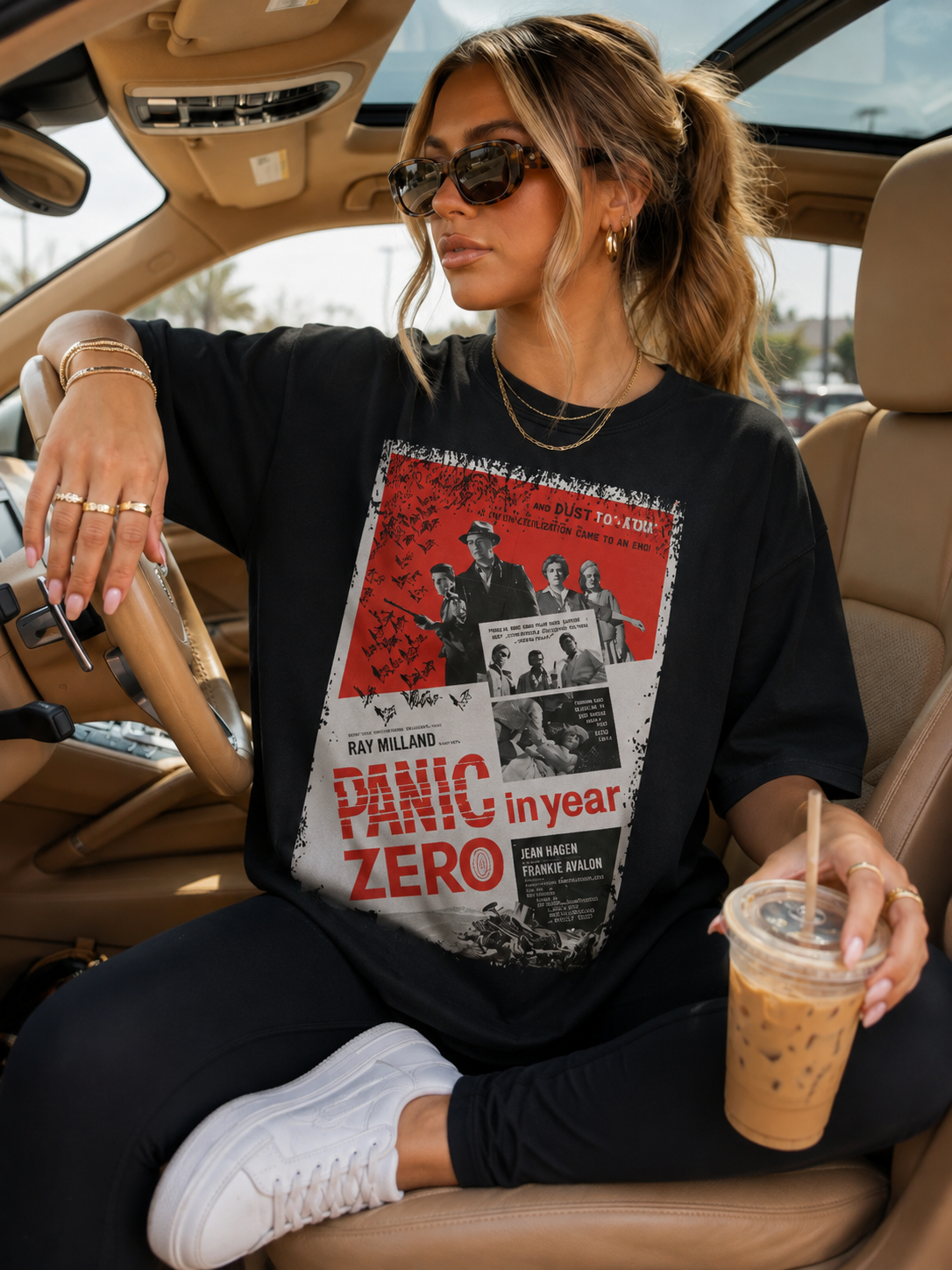 Panic in Year Zero (1962) - Movie Poster inspired Unisex Black Shirt
