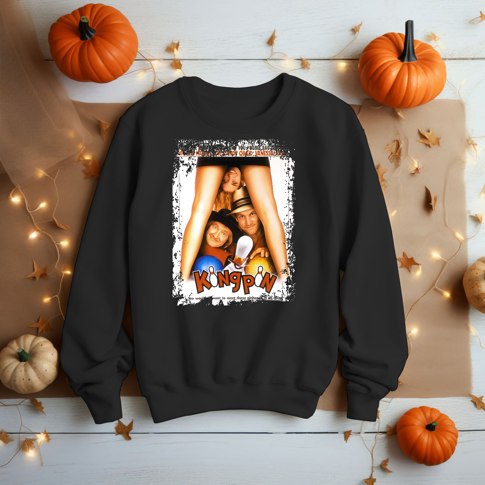 Kingpin - Movie Poster Inspired Unisex Black Shirt
