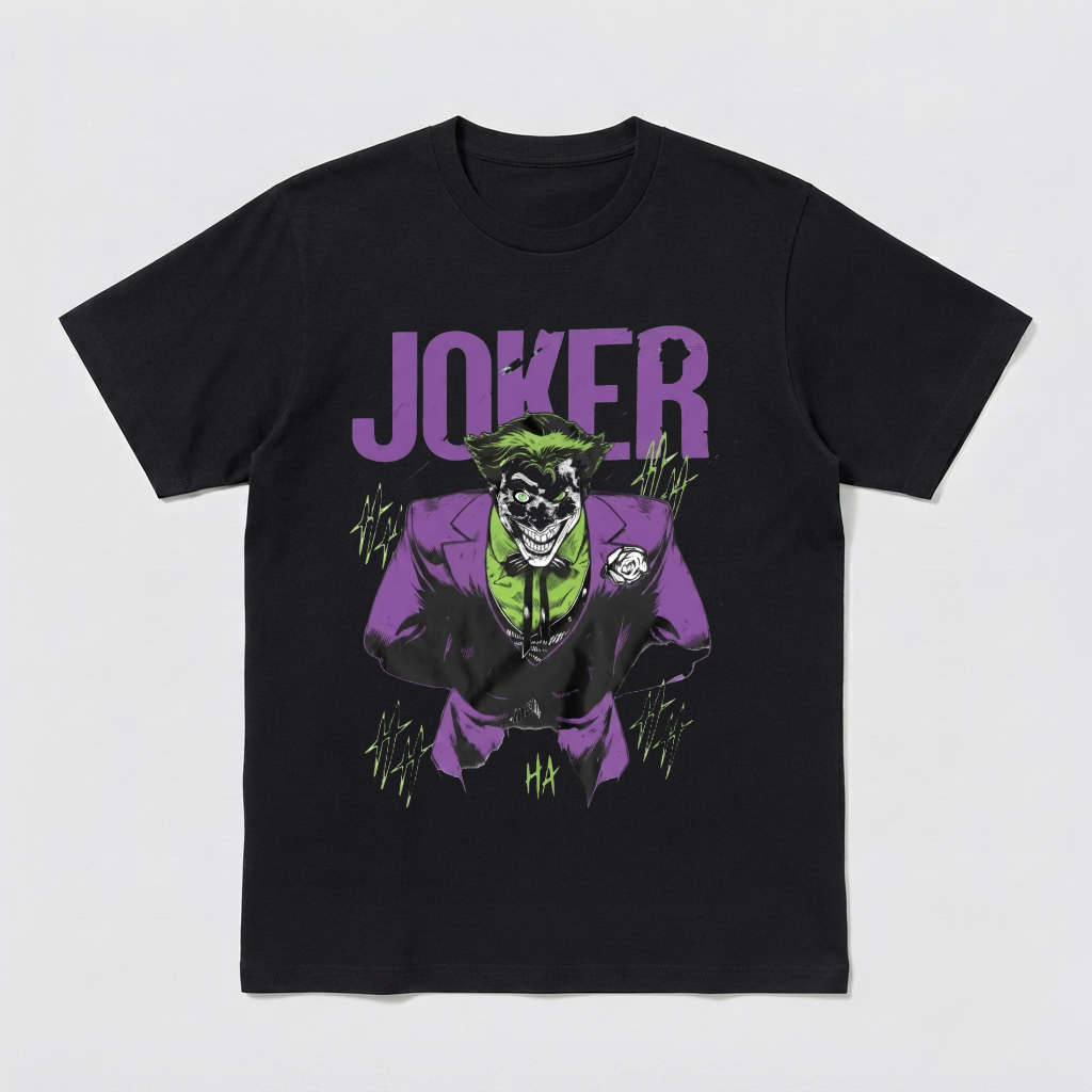 Batman Joker Kanji Cover Shirt, Unisex Tee, DC Comics Gift, Size S-5XL