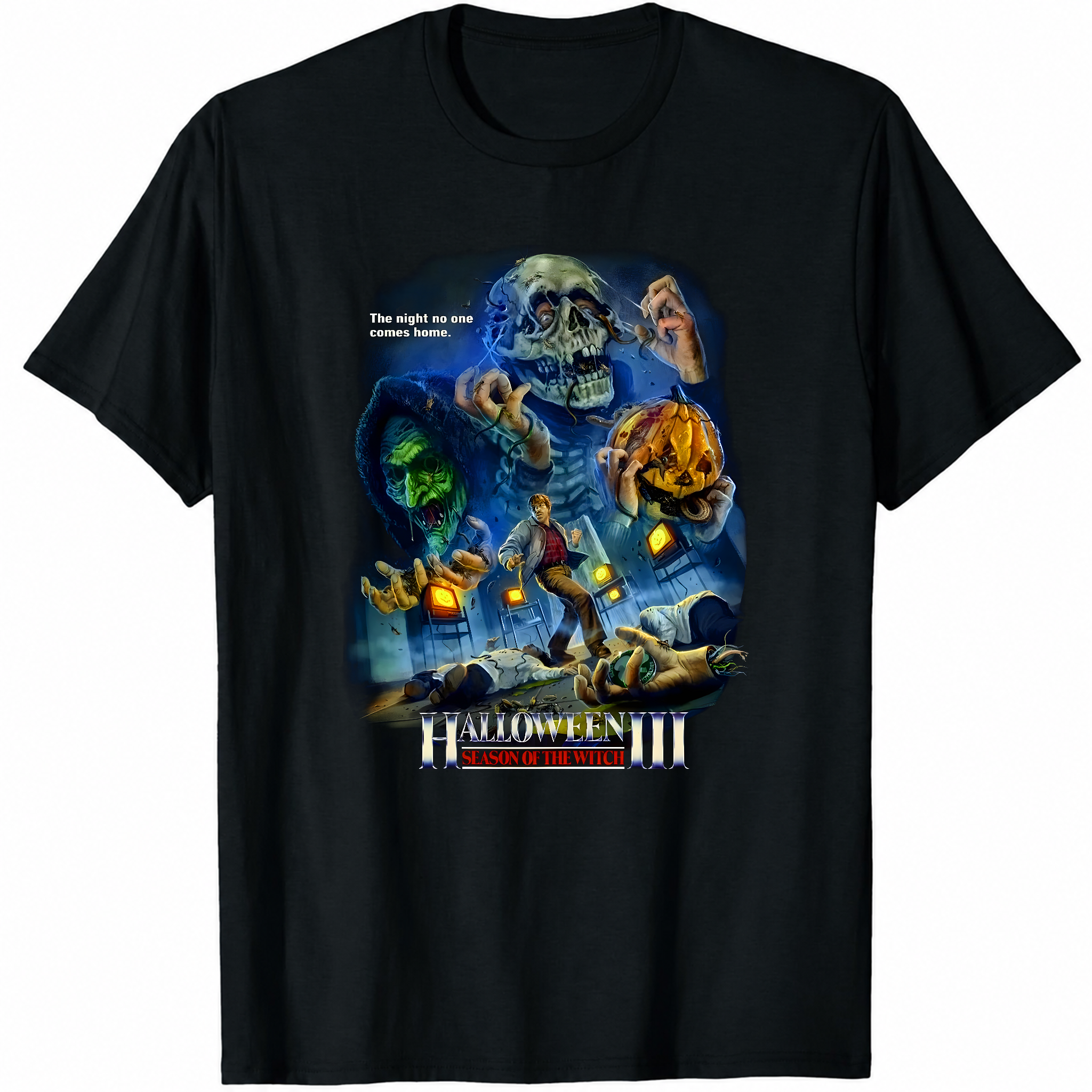 Halloween III Season of the Witch Horror Movie T-Shirt Black S-3XL-TH82011