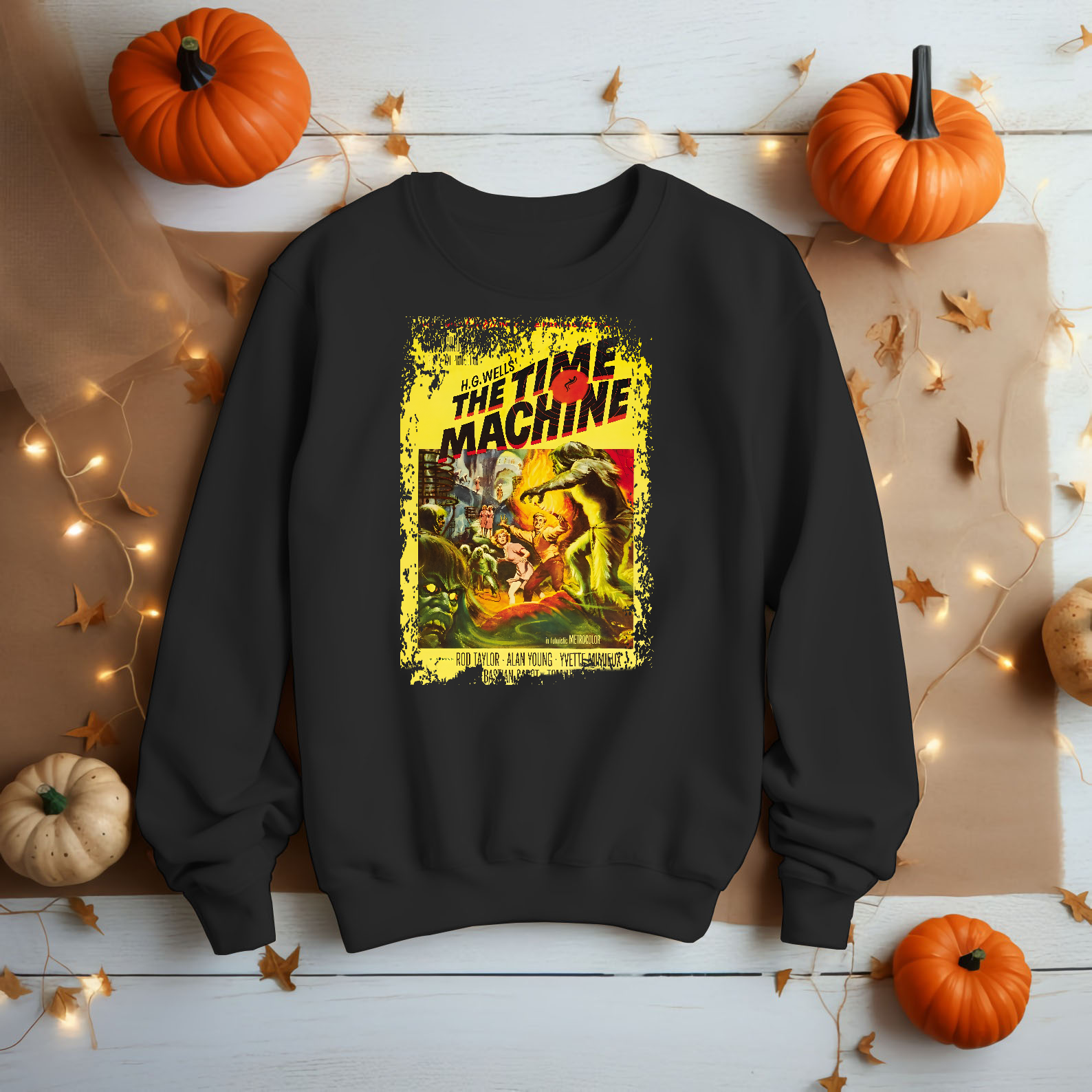 The Time Machine (1960) - Movie Poster inspired Unisex Black Shirt
