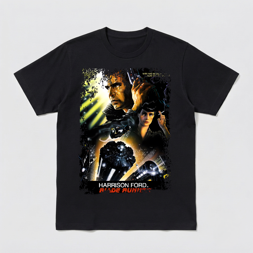 Blade Runner - Movie Poster Inspired Unisex Black T-Shirt