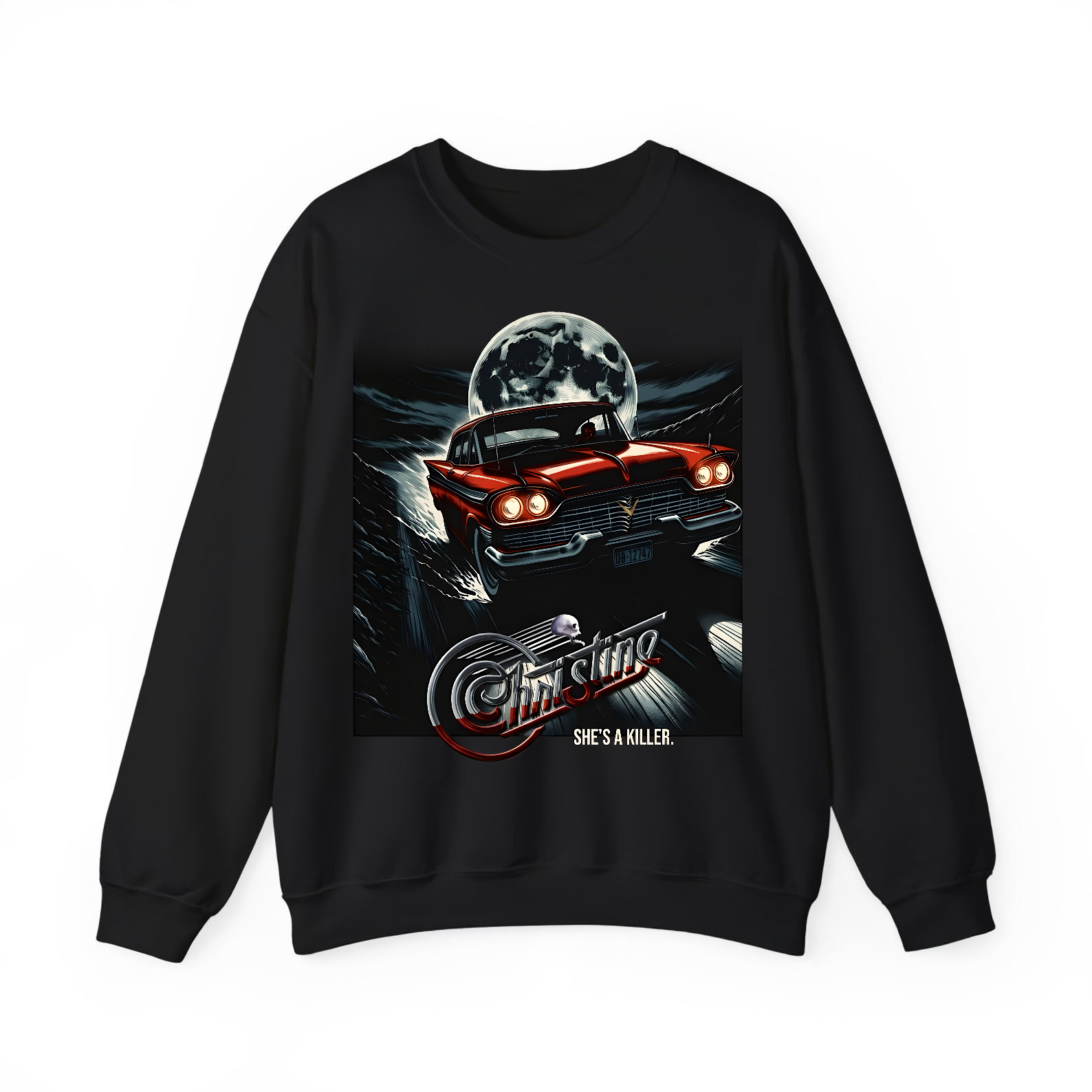 Christine T Shirt - 80's Stephen King Horror Classic - Plymouth Fury Car Art-TH82081