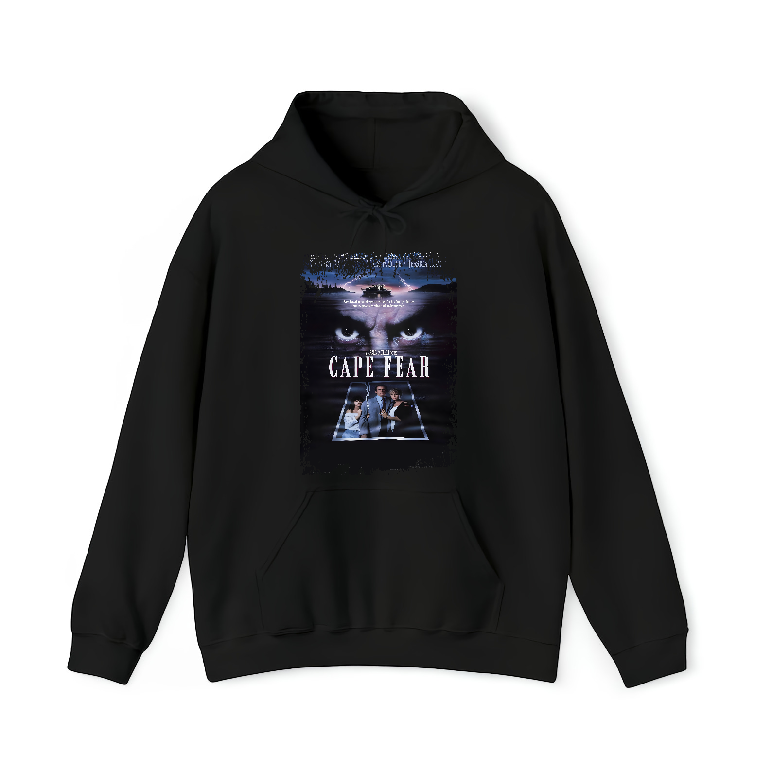 Cape Fear - Movie Poster Inspired Unisex Black Shirt