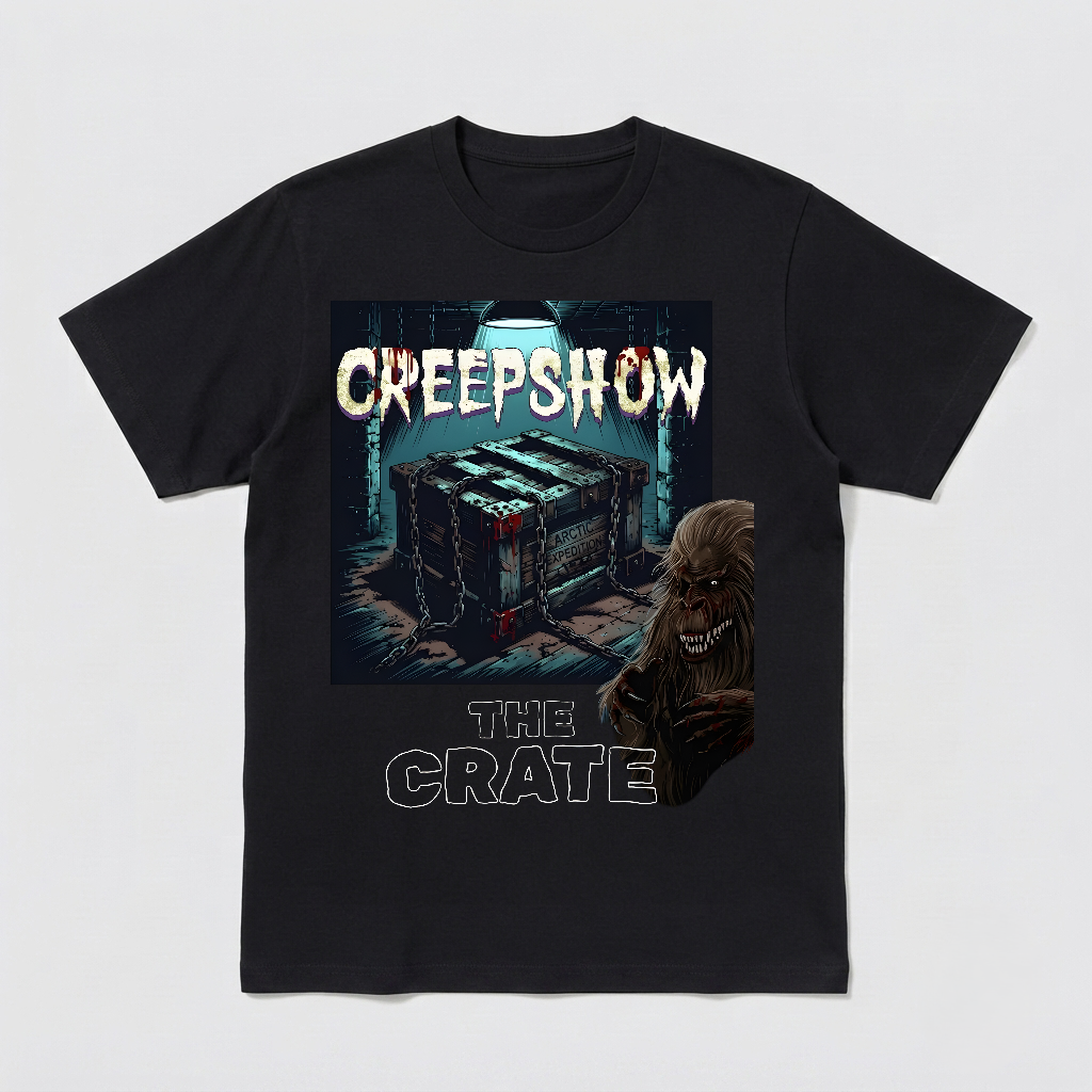 Creepshow T Shirt - The Crate - 80's Classic Horror Graphic Art Tee-TH82082