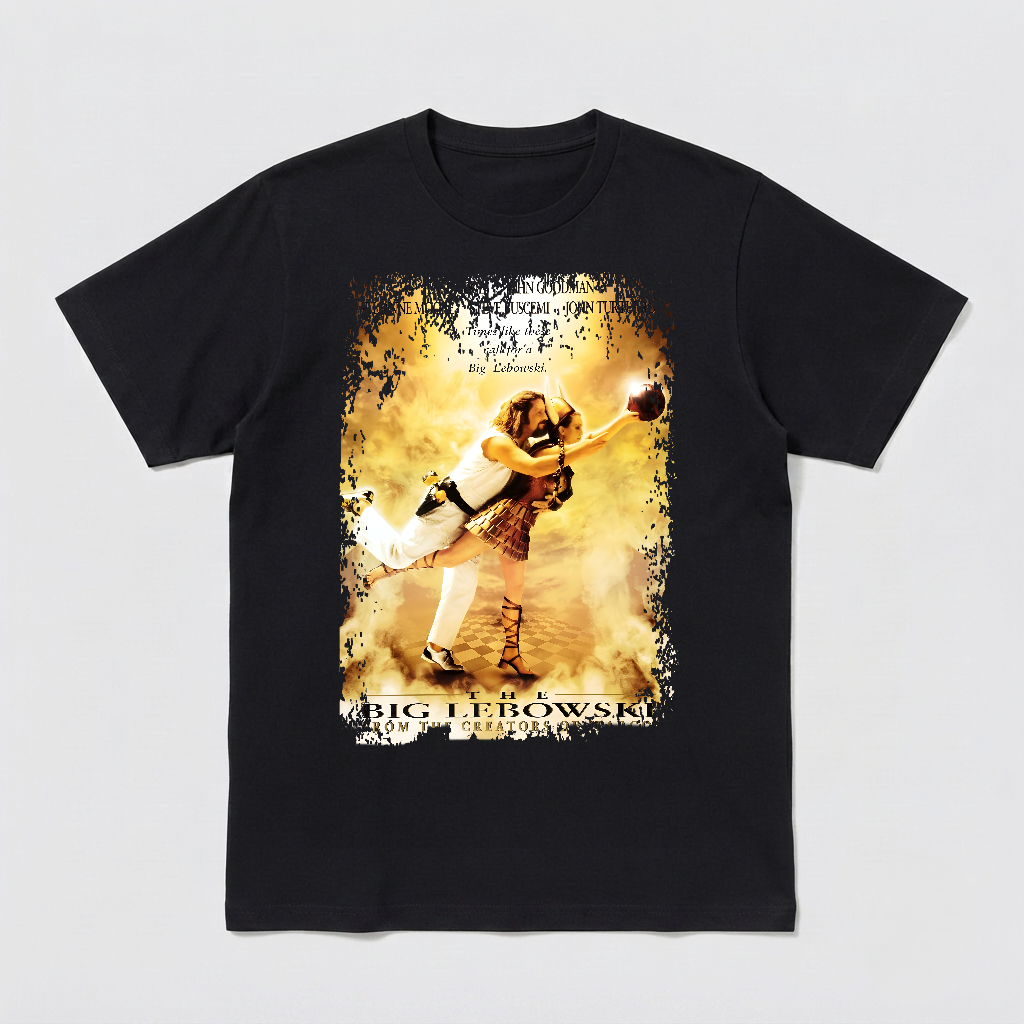 The Big Lebowski - Movie Poster Inspired Unisex Black Shirt
