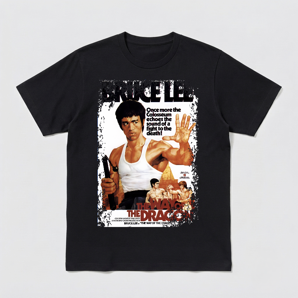 The Way of the Dragon - Movie Poster Inspired Unisex Black Shirt