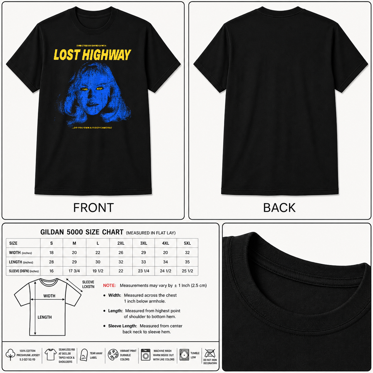 Lost Highway movie Shirt, David Lynch classic film Shirt, Horror Unisex tee