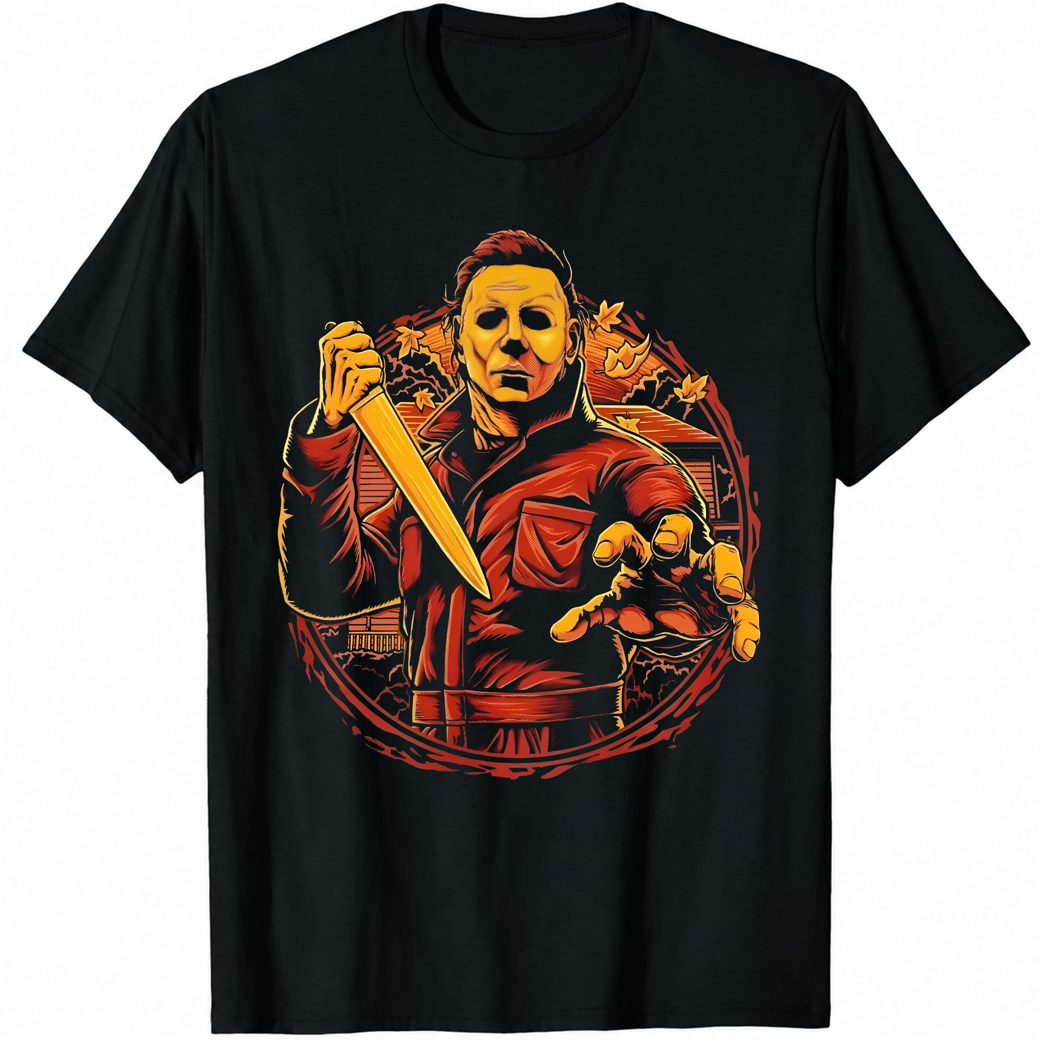 Michael Myers Horror Movie T-Shirt Black S-3XL Halloween-TH81997