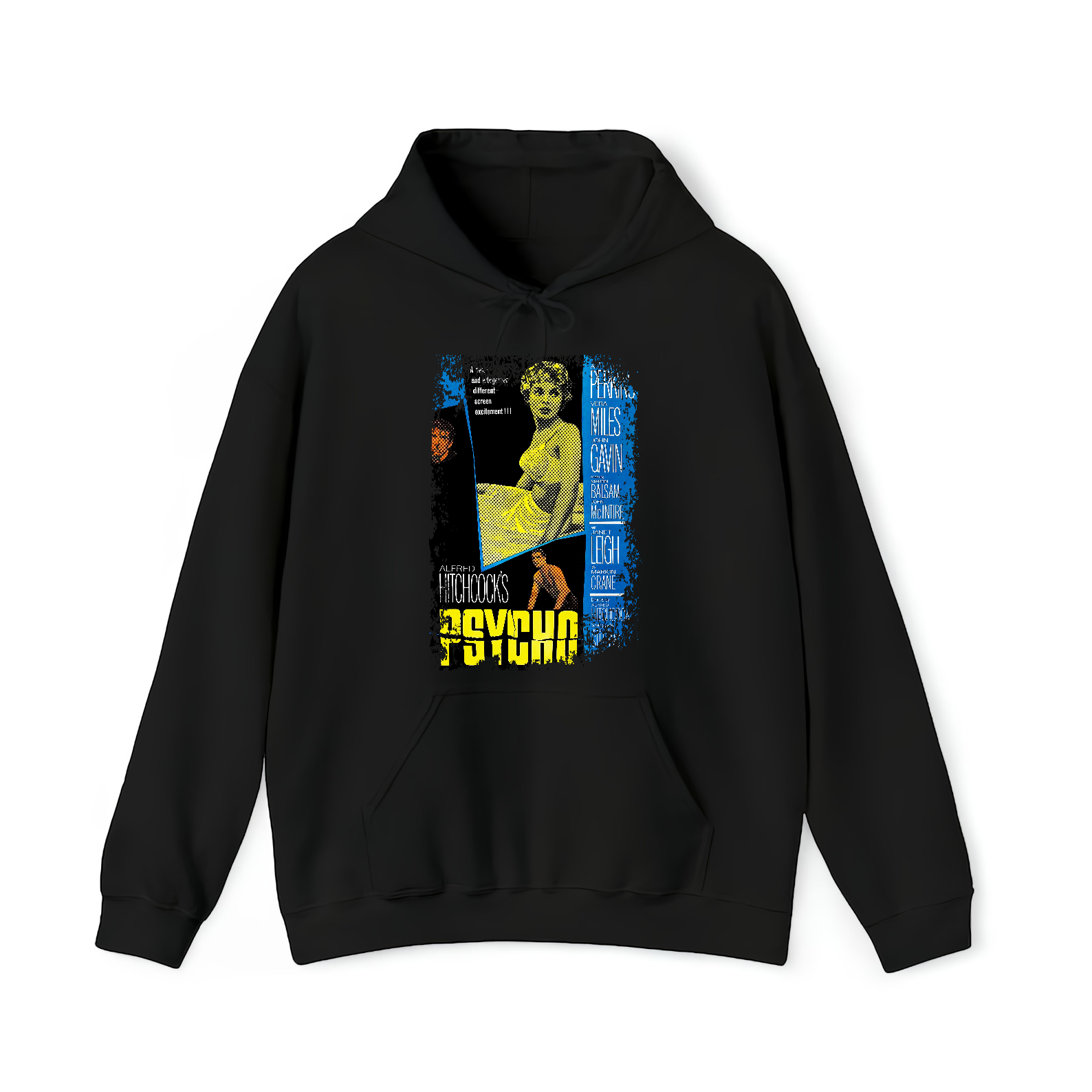 Psycho - Movie Poster Inspired Unisex Black Shirt