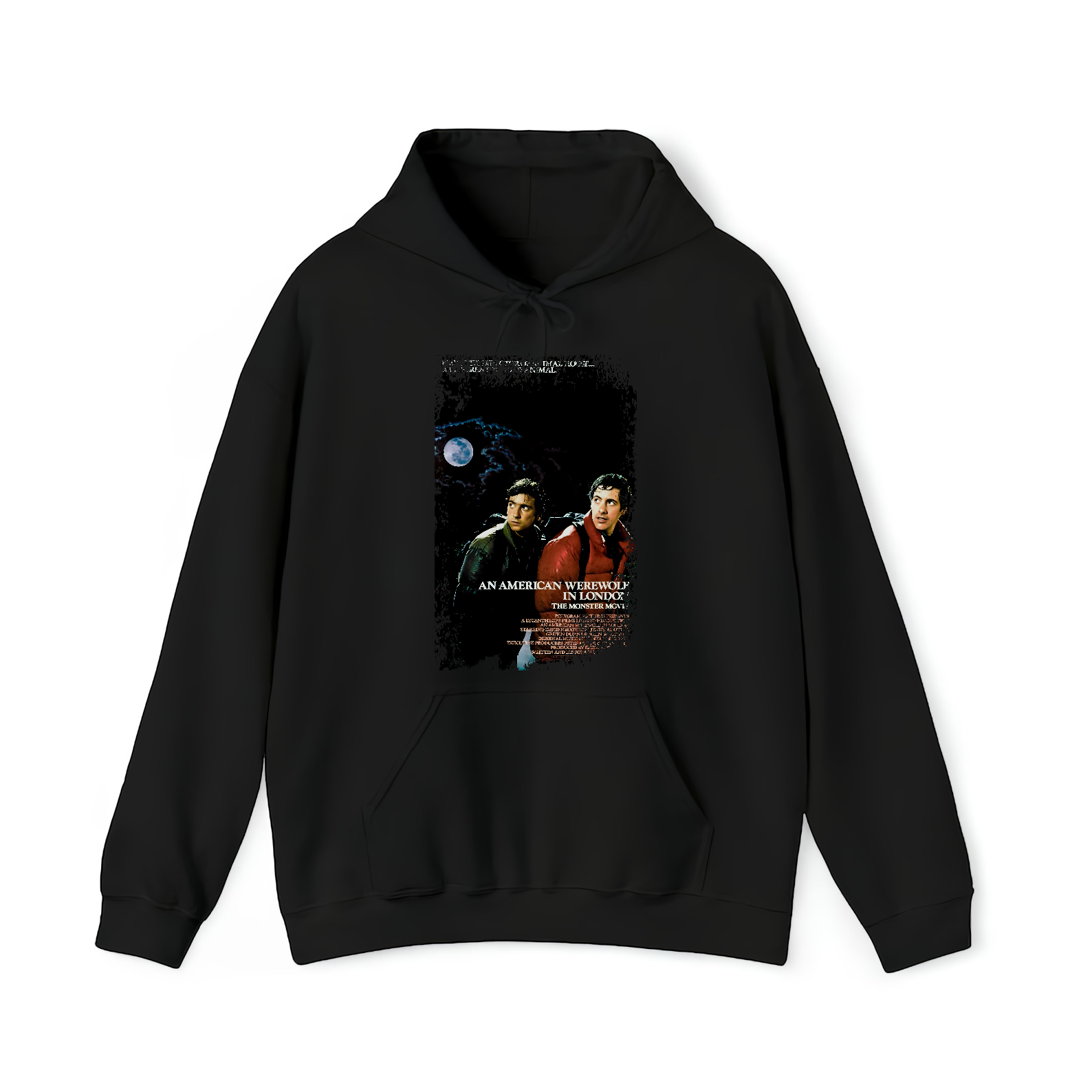 An American Werewolf in London - Movie Poster Inspired Unisex Black Shirt